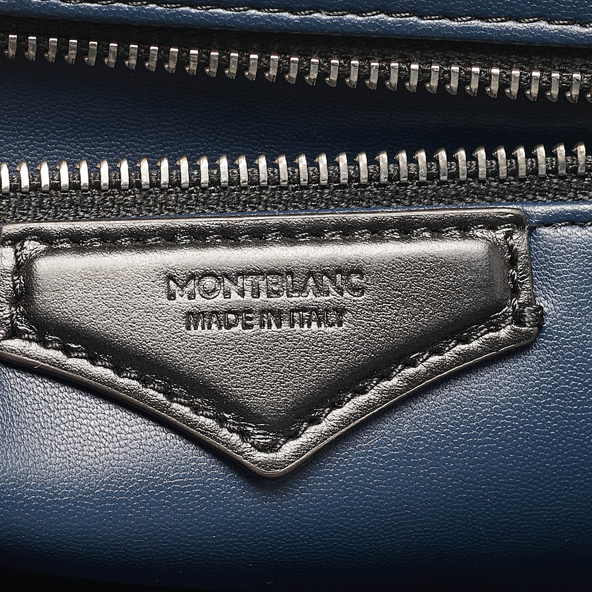 Montblanc Black Leather Meisterstück Neo Briefcase Bag