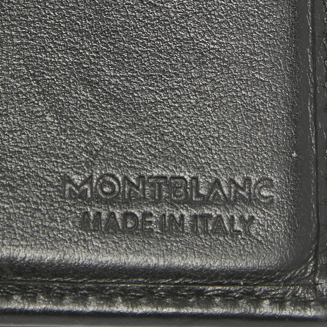 Montblanc Black Perforated Leather Urban Racing Spirit Card Holder