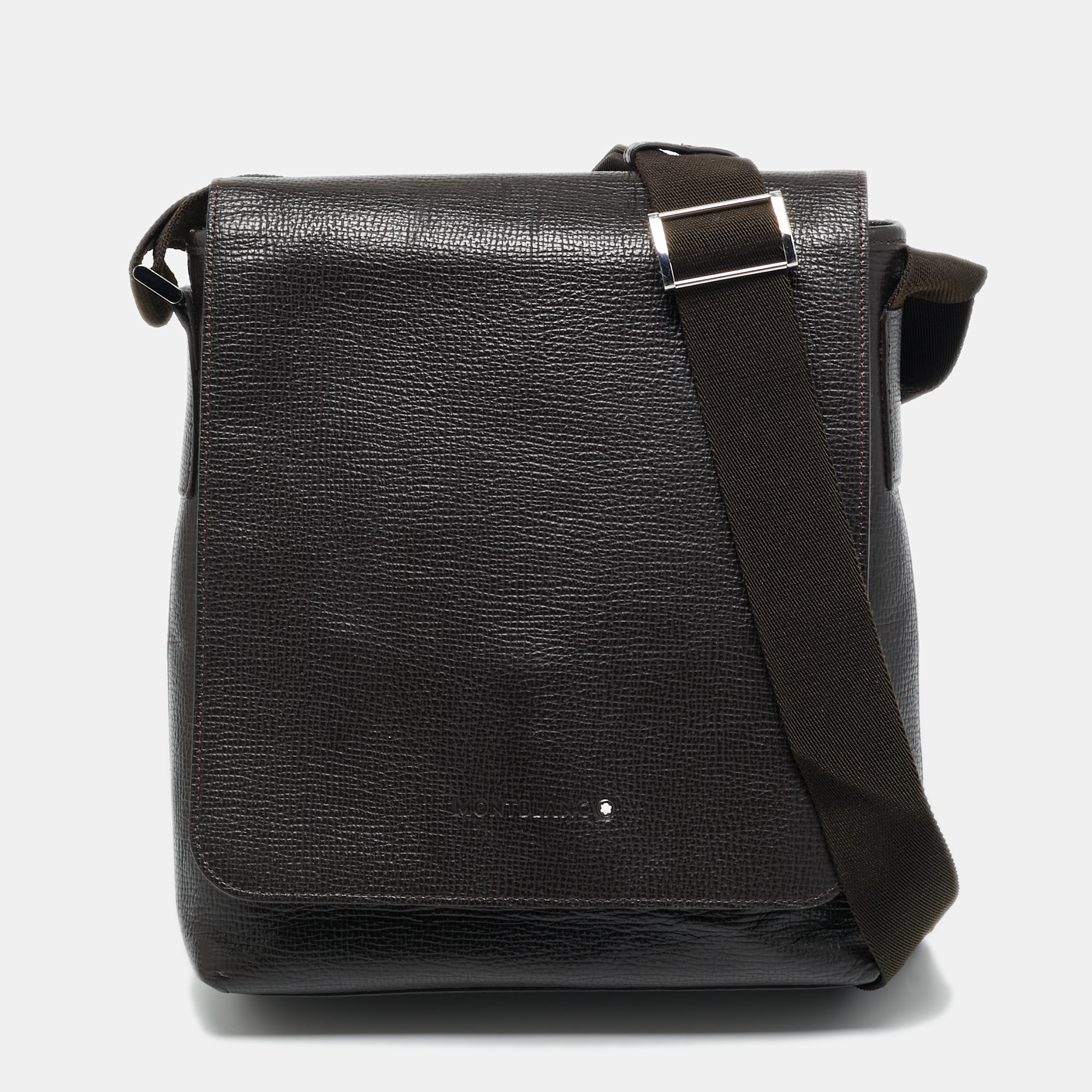 Montblanc Dark Brown Leather Meisterstuck North South Messenger Bag
Montblanc Dark Brown Leather Meisterstuck North South Messenger Bag