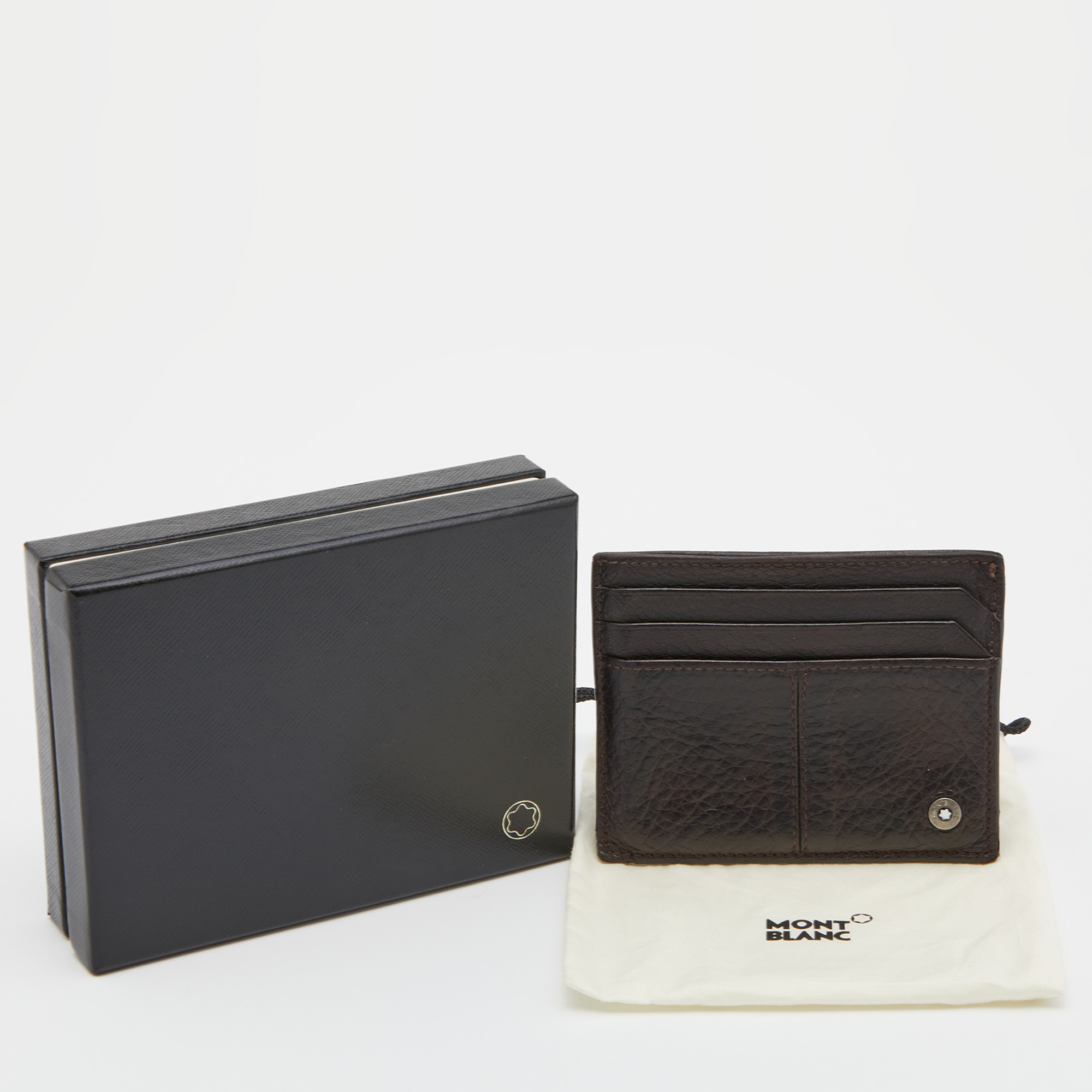 Montblanc Brown Leather Card Holder