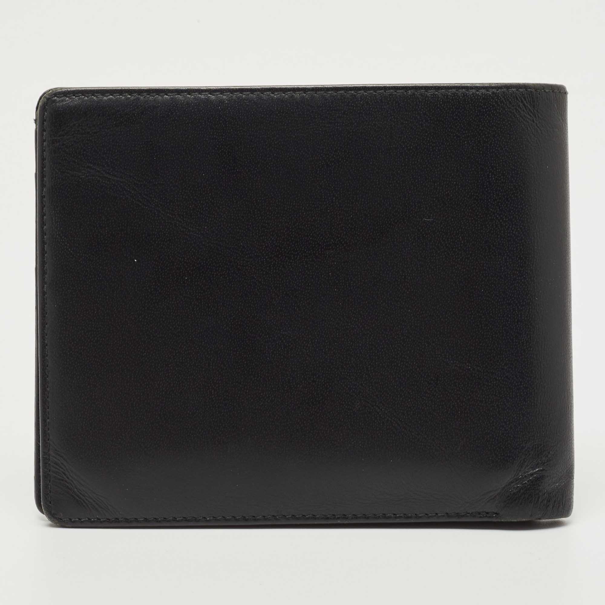 Montblanc Black Leather Miesterstuck Bifold Wallet