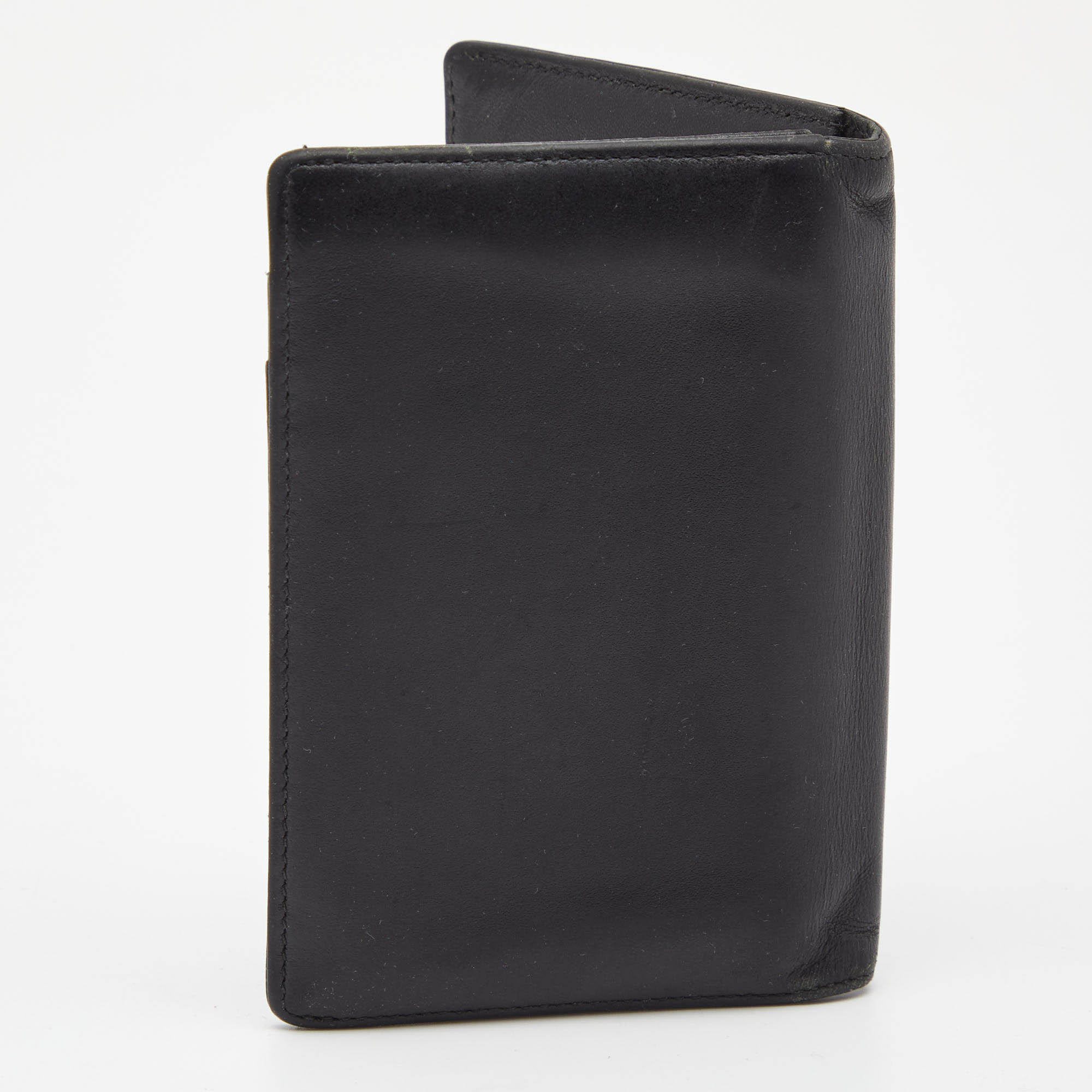 Montblanc Black Leather Meisterstück Business Card Holder