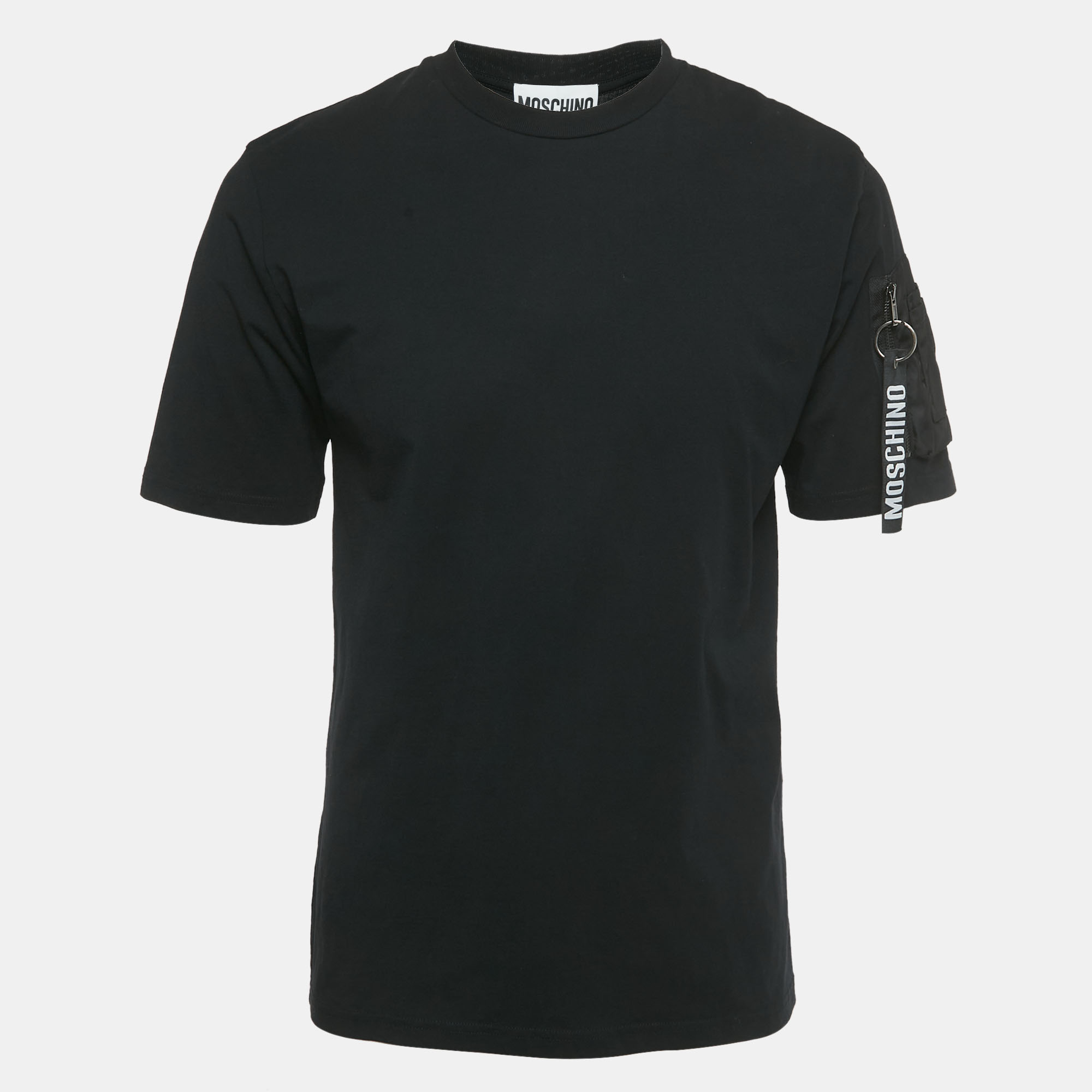 Moschino Couture Black Jersey Crew-Neck T-Shirt M, White
Moschino Couture Black Jersey Crew-Neck T-Shirt M, White