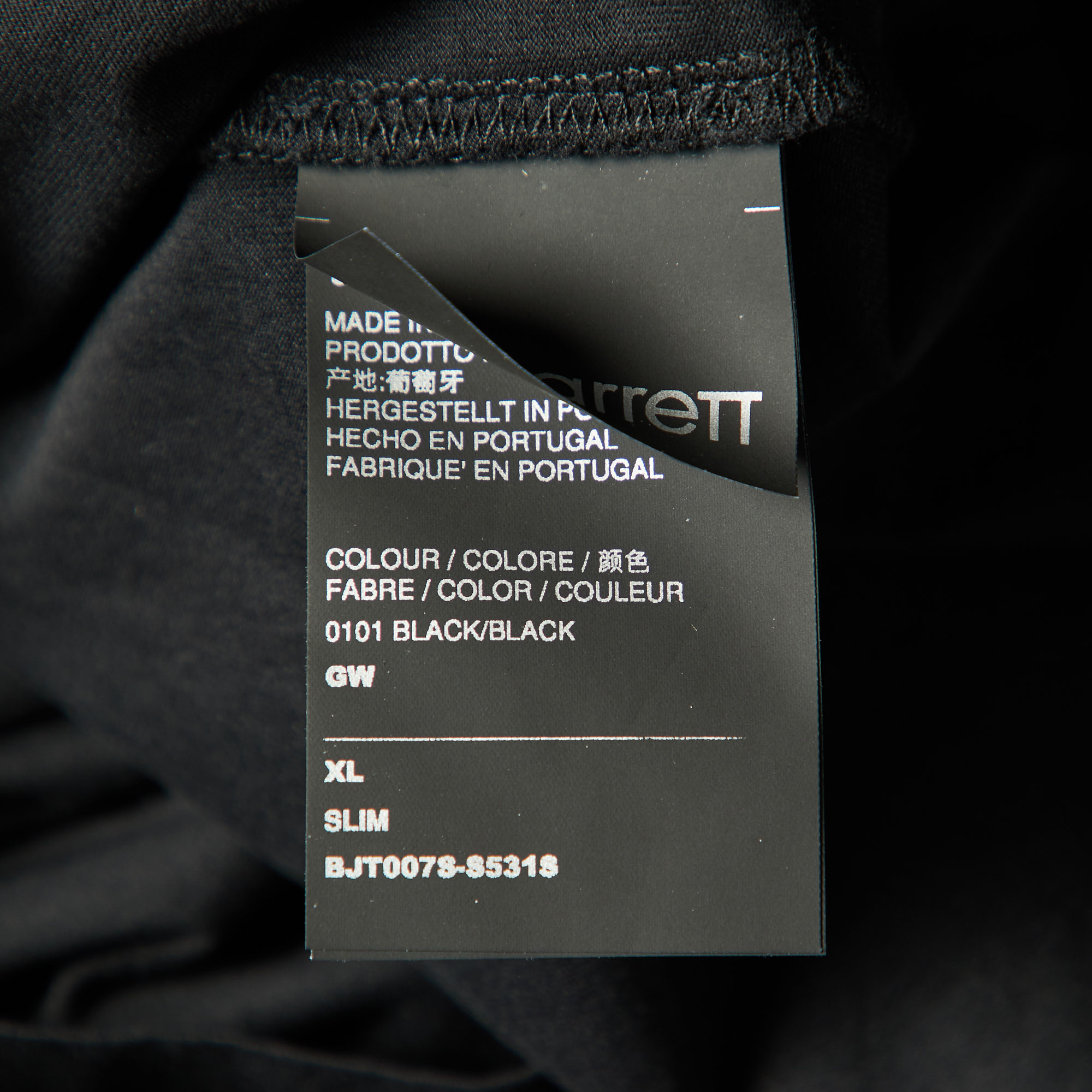 Neil Barrett Black Thunderbolt Print Cotton Slim Fit T-Shirt XL
