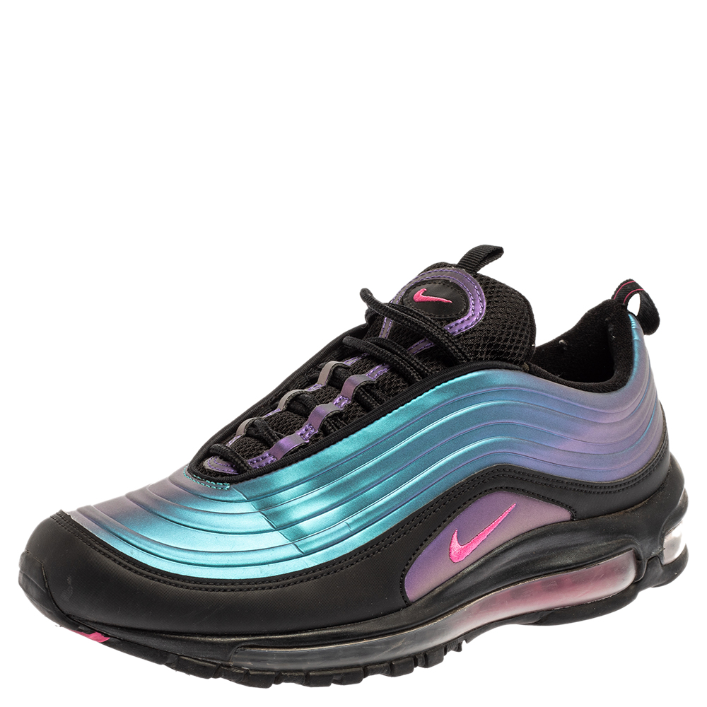 Image of Nike Multicolor Leather And Fabric Air Max  Throwback Future Sneakers Size