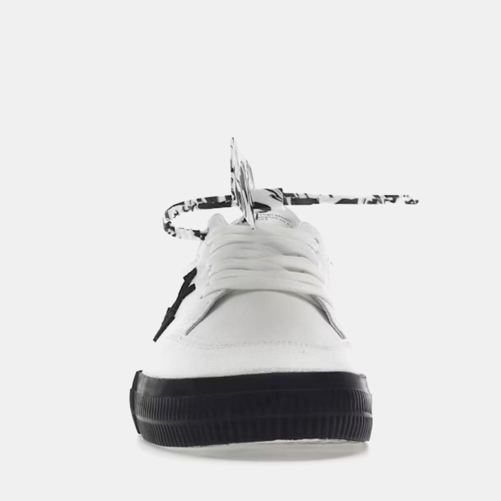 Off-White White/Black Vulcanized Low Sneaker Size EU 41