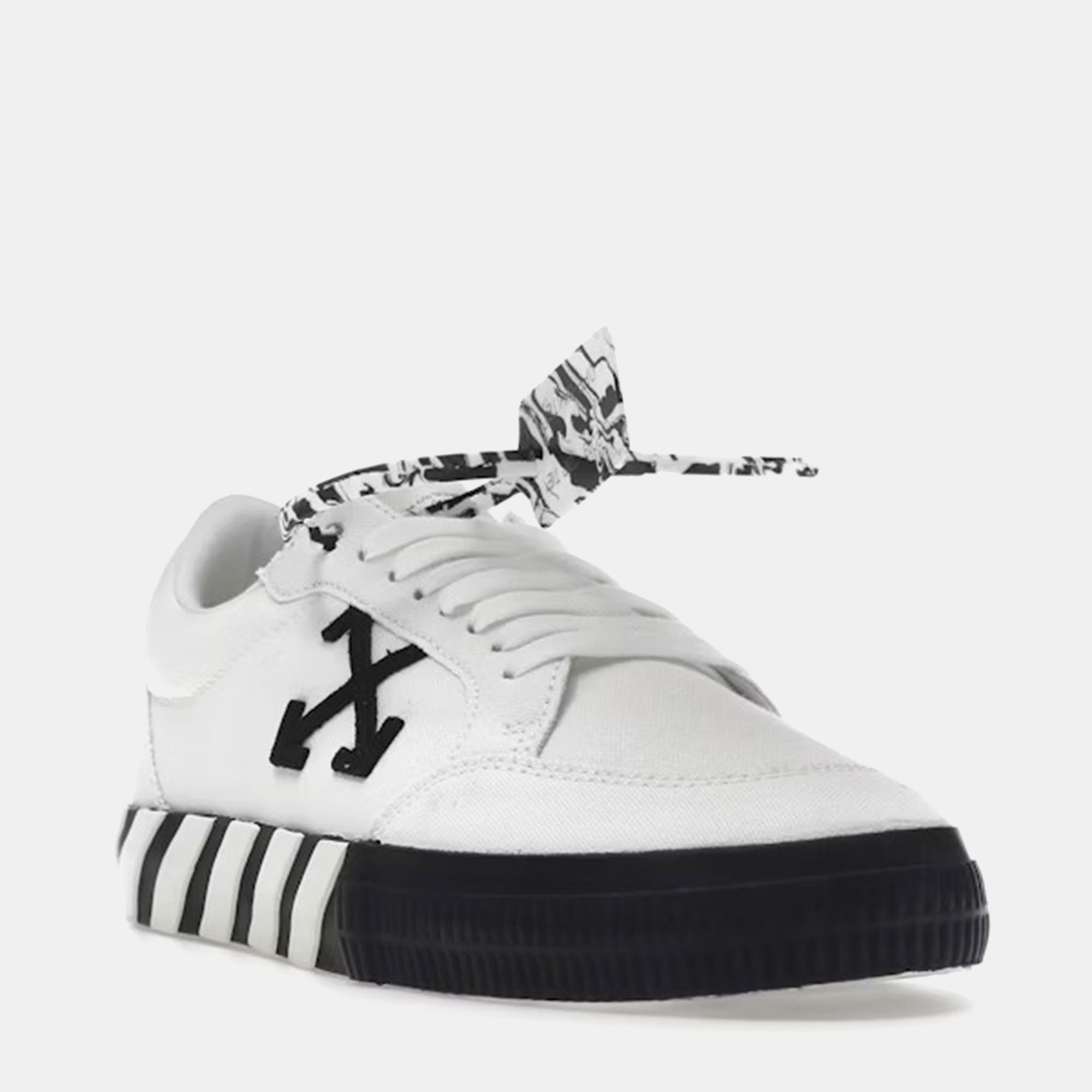 Off-White White/Black Vulcanized Low Sneaker Size EU 41