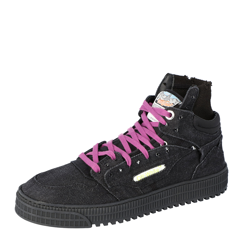 Image of Off White Black Off Court Sneakers Size
