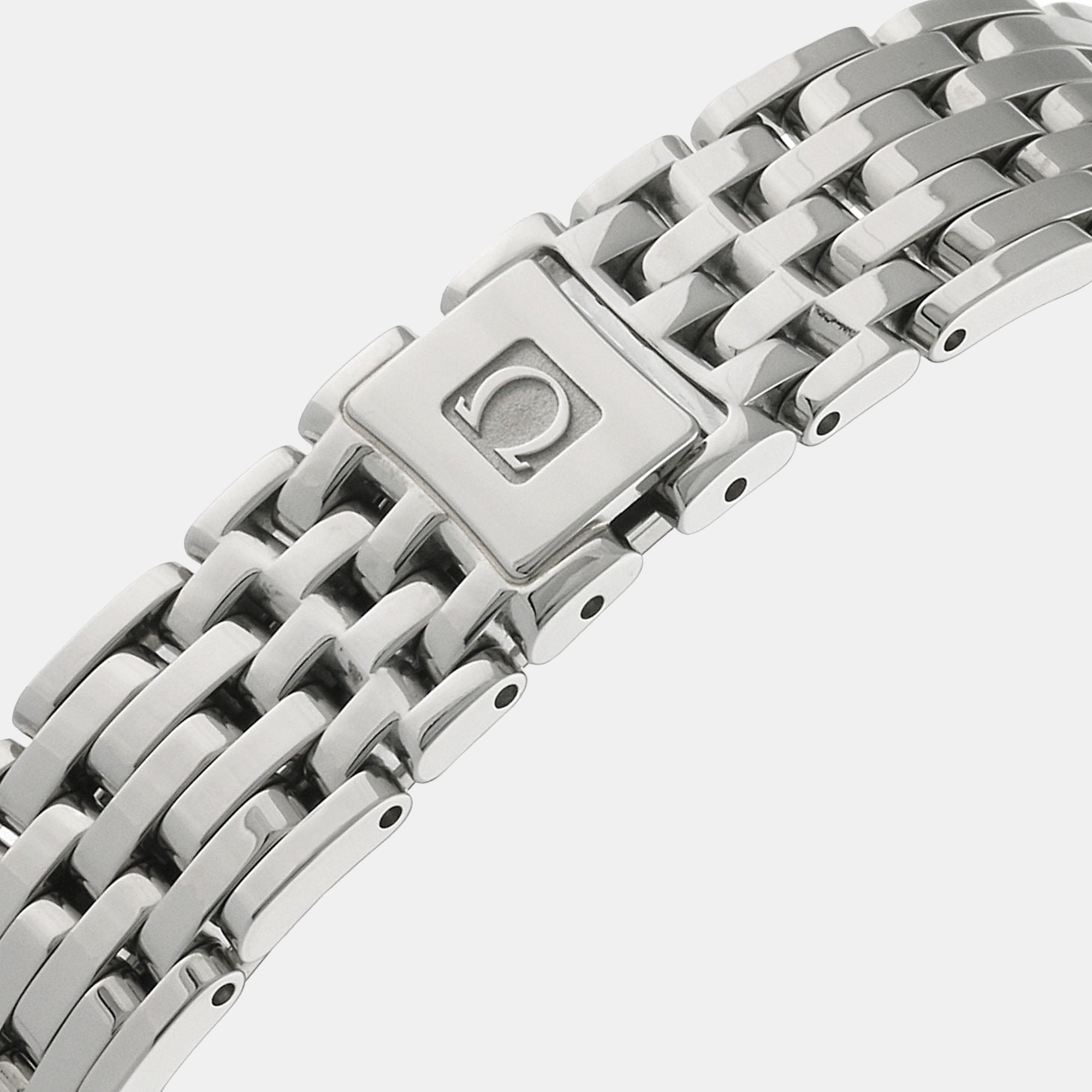 Omega Black Stainless Steel De Ville Prestige 4510.52.00 Men’s Wristwatch 34 Mm