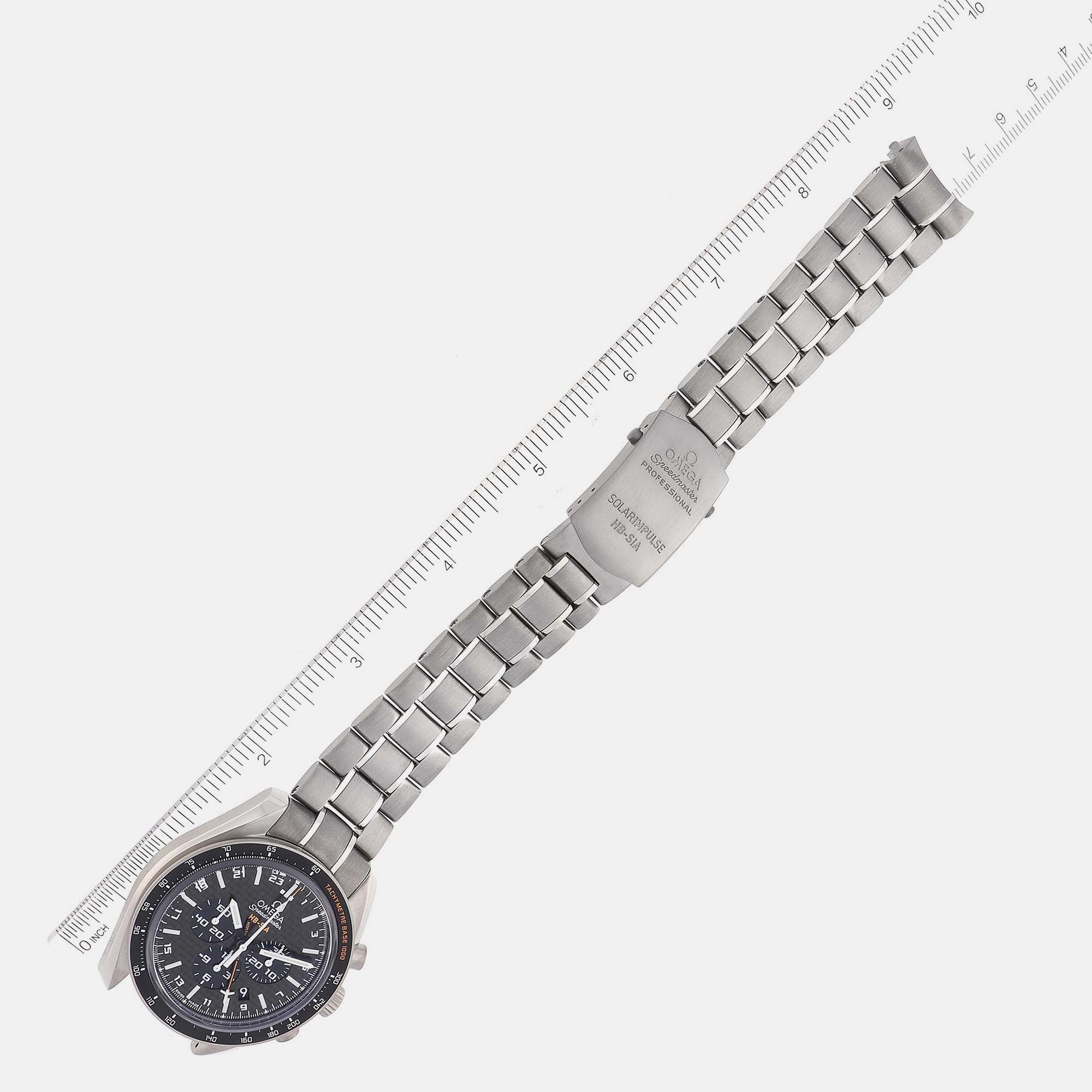 Omega Black Titanium Speedmaster 321.90.44.52.01.001 Automatic Men's Wristwatch 44 Mm