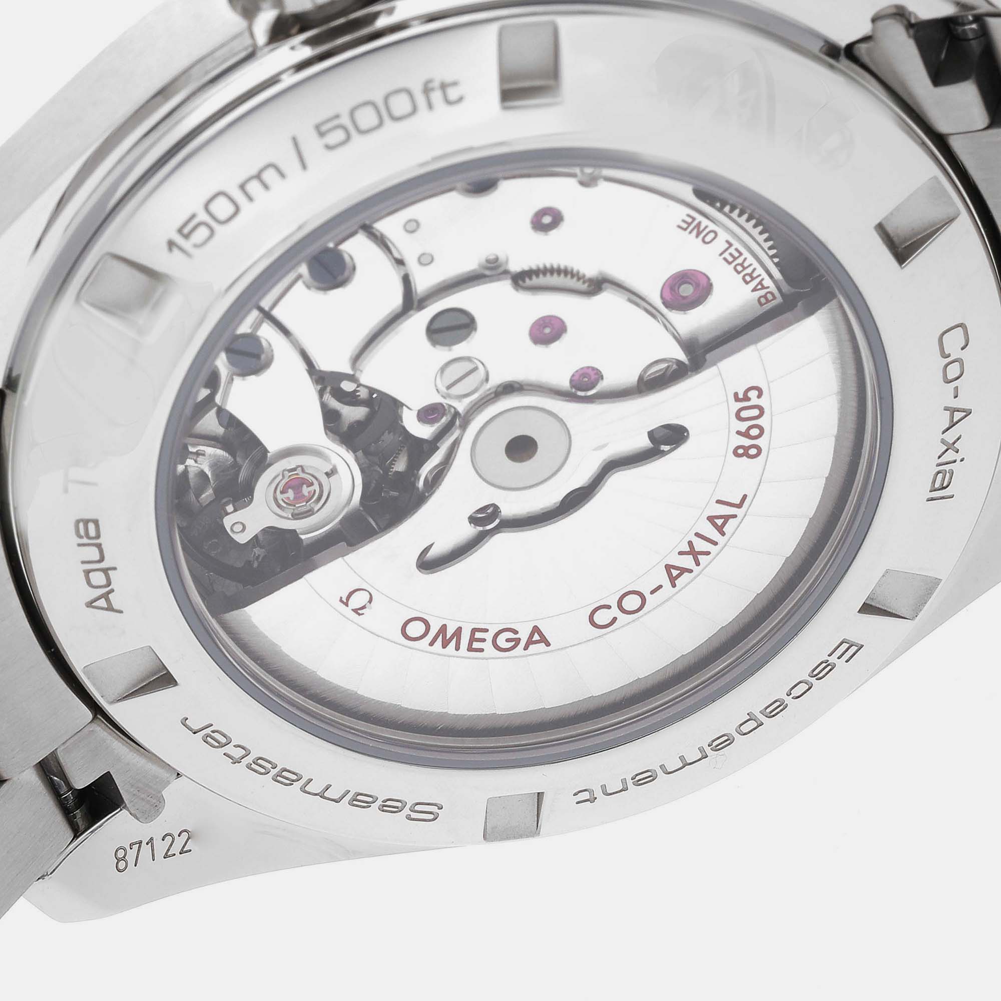 Omega Black Stainless Steel Seamaster Aqua Terra 231.10.43.22.01.001 Automatic Men's Wristwatch 43 Mm