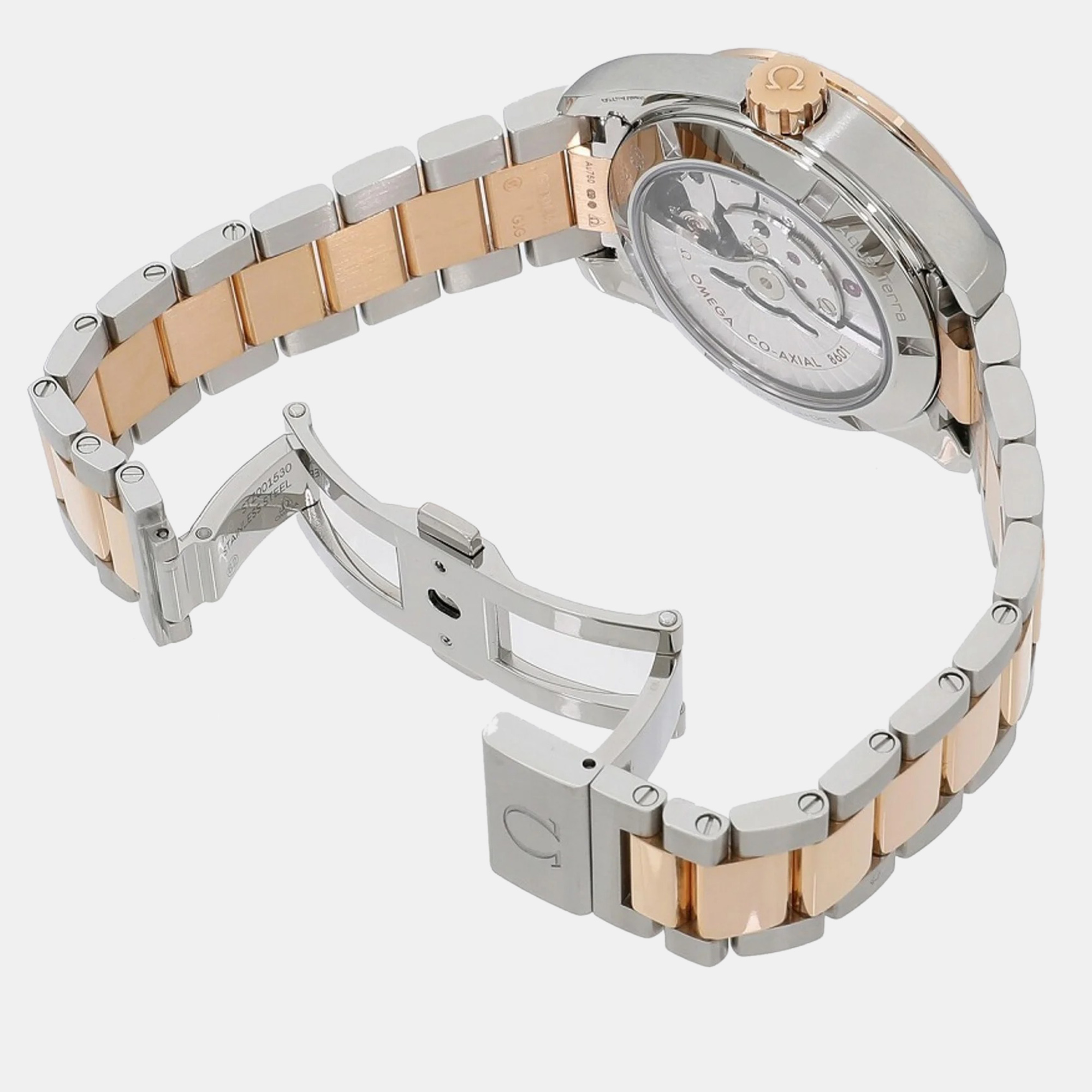 Omega Grey Stainless Steel Seamaster Aqua Terra 231.20.39.22.06.001 Automatic Men's Wristwatch 39 Mm