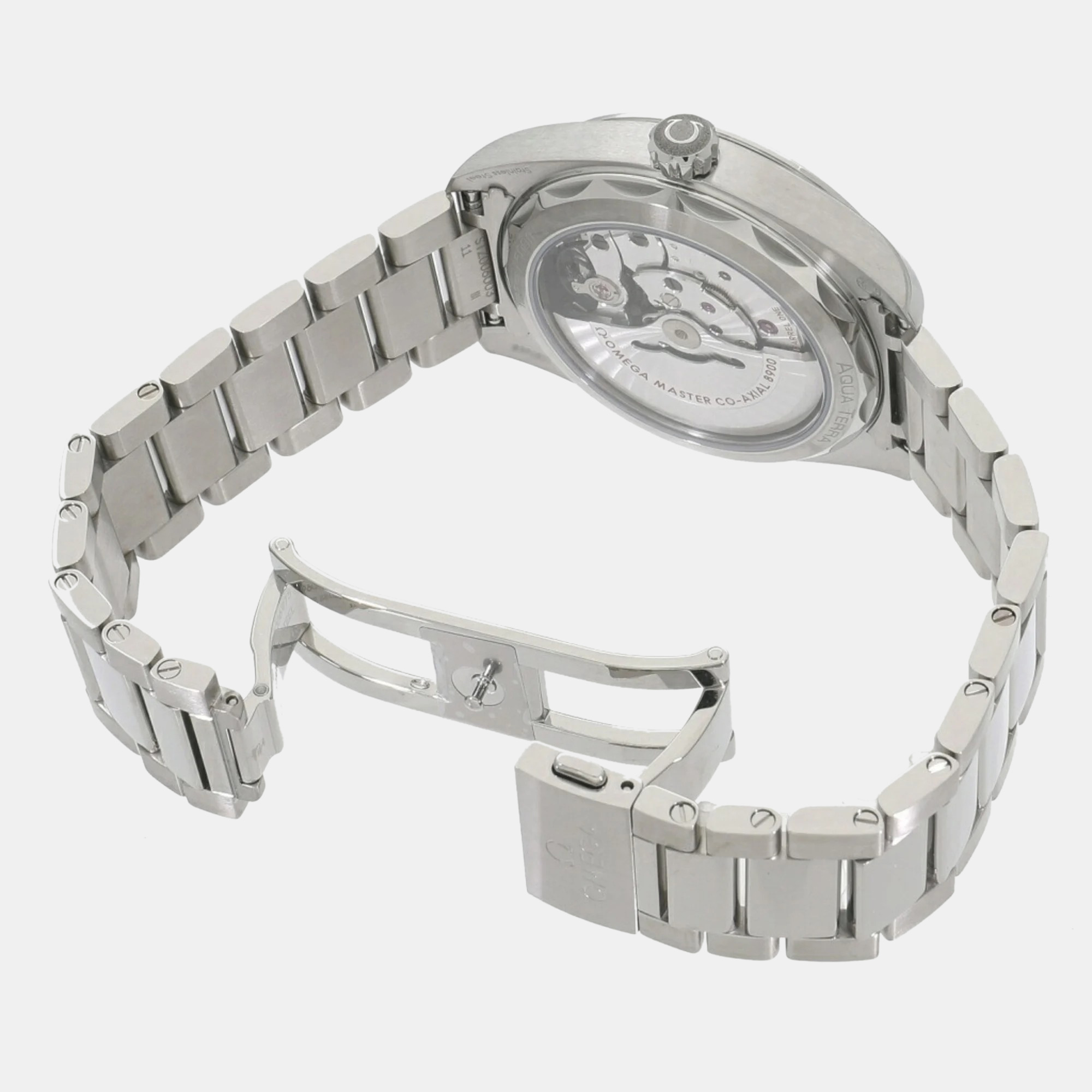 Omega Grey Stainless Steel Seamaster Aqua Terra 220.10.41.21.06.001 Automatic Men's Wristwatch 41 Mm