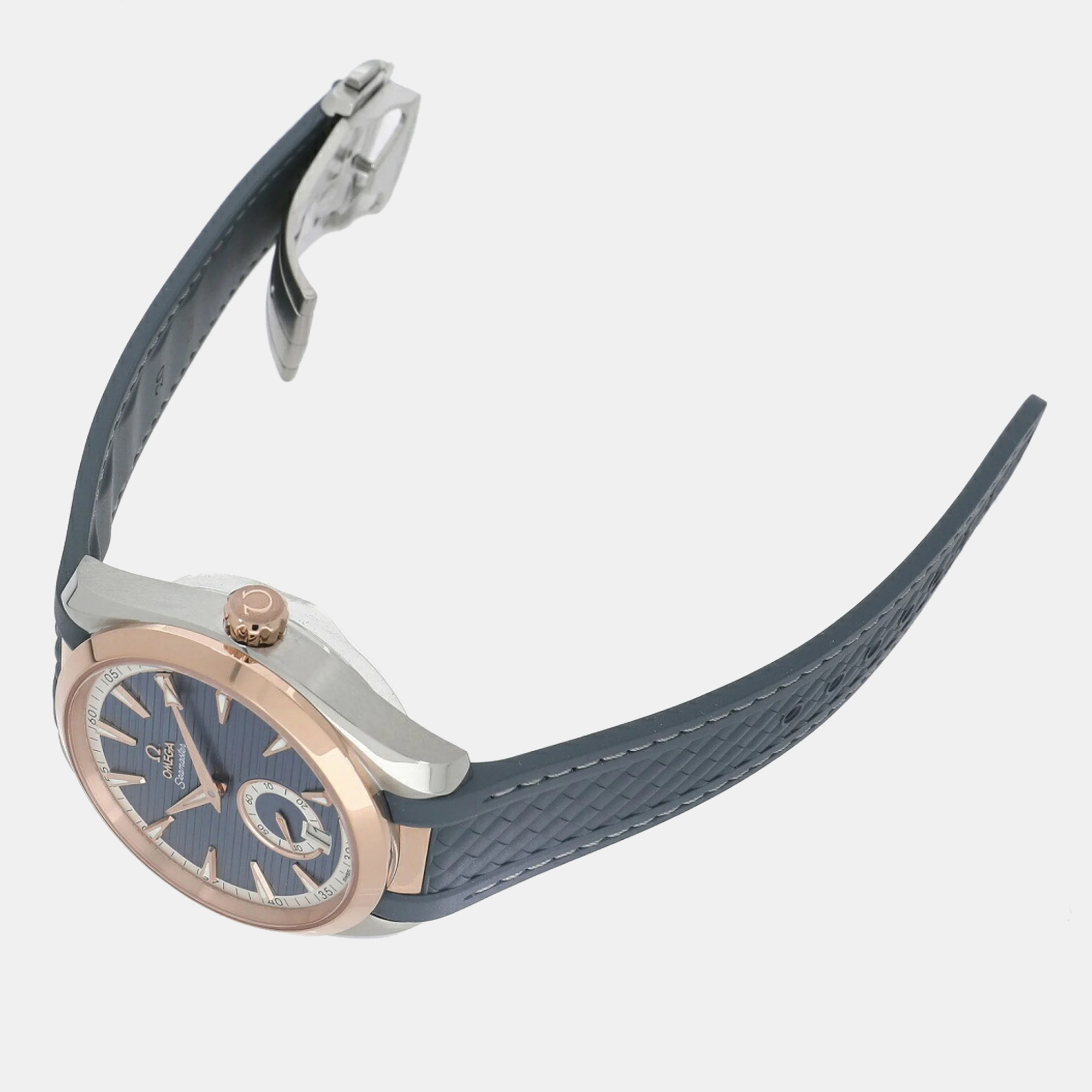 Omega Blue Stainless Steel Seamaster Aqua Terra 220.22.41.21.03.001 Automatic Men's Wristwatch 41 Mm