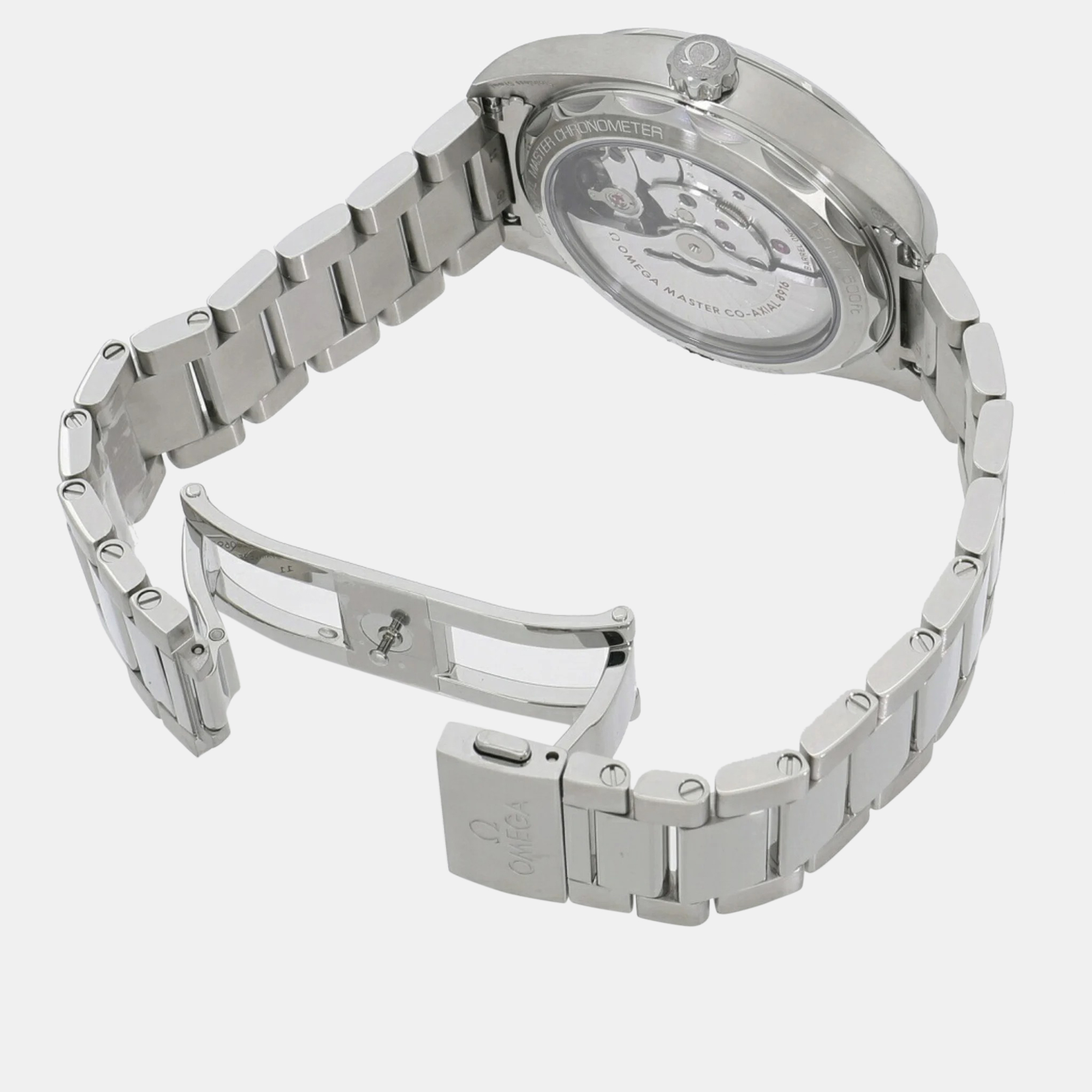 Omega Silver Stainless Steel Aqua Terra 220.10.41.21.02.004 Automatic Men's Wristwatch 41 Mm