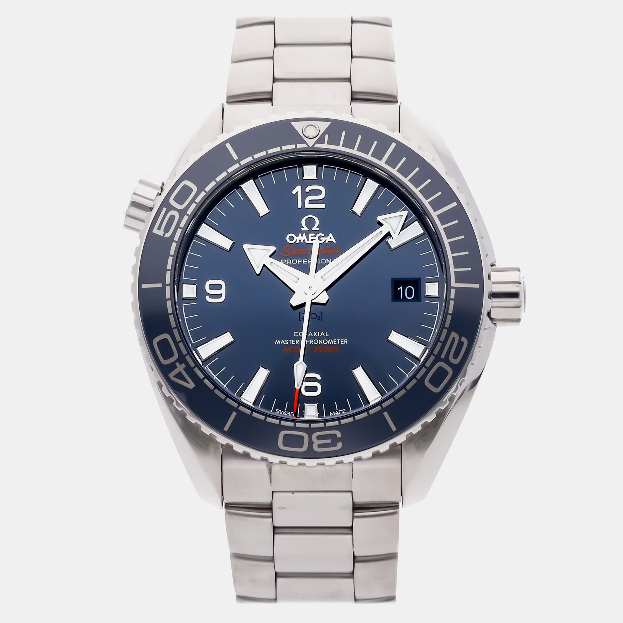 Pre-Owned Omega Seamaster Planet Ocean 600M 215.30.44.21.03.001, Blue
Pre-Owned Omega Seamaster Planet Ocean 600M 215.30.44.21.03.001, Blue