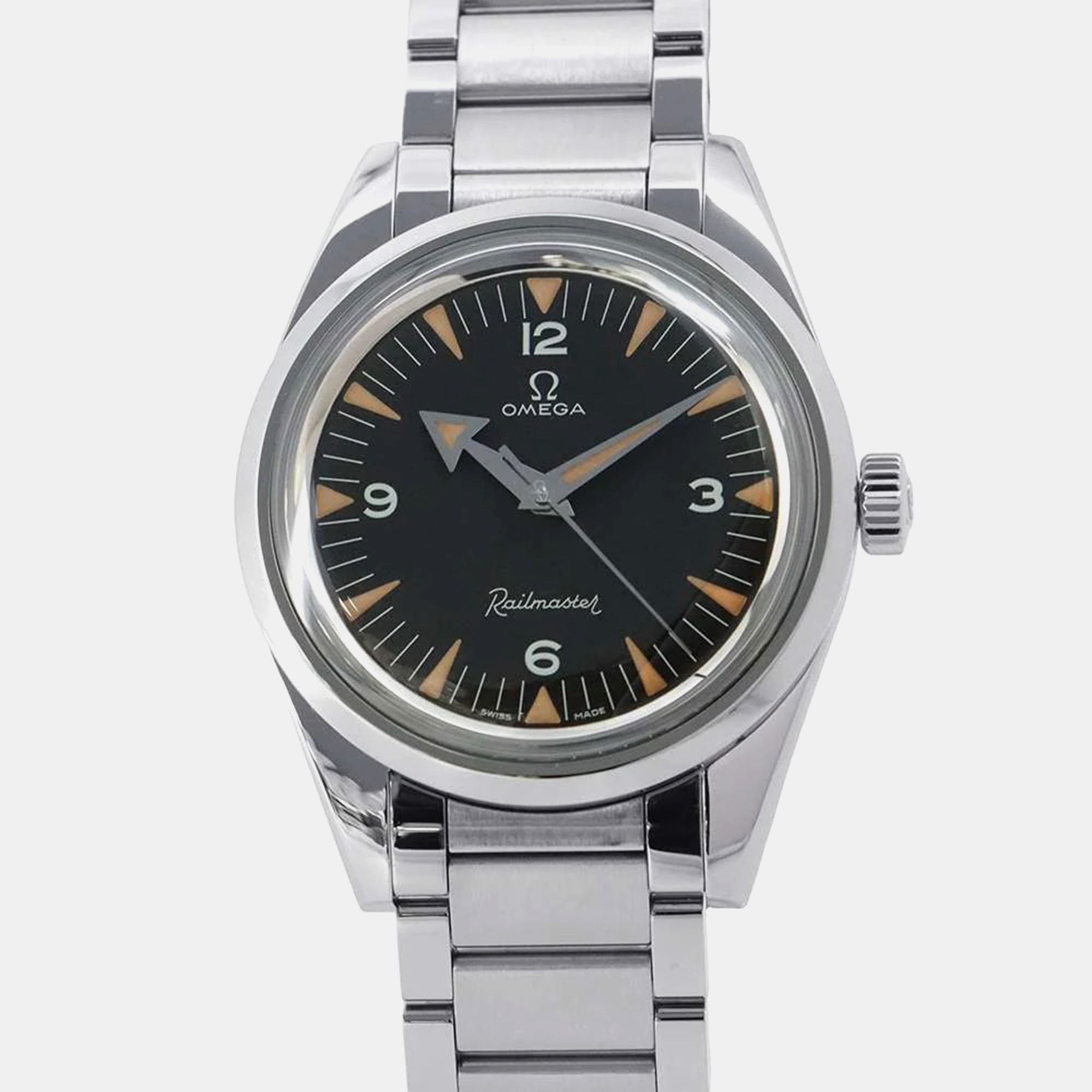 Omega Black Stainless Steel Seamaster 220.10.38.20.01.002 Automatic Men's Wristwatch 38 mm
Omega Black Stainless Steel Seamaster 220.10.38.20.01.002 Automatic Men's Wristwatch 38 mm