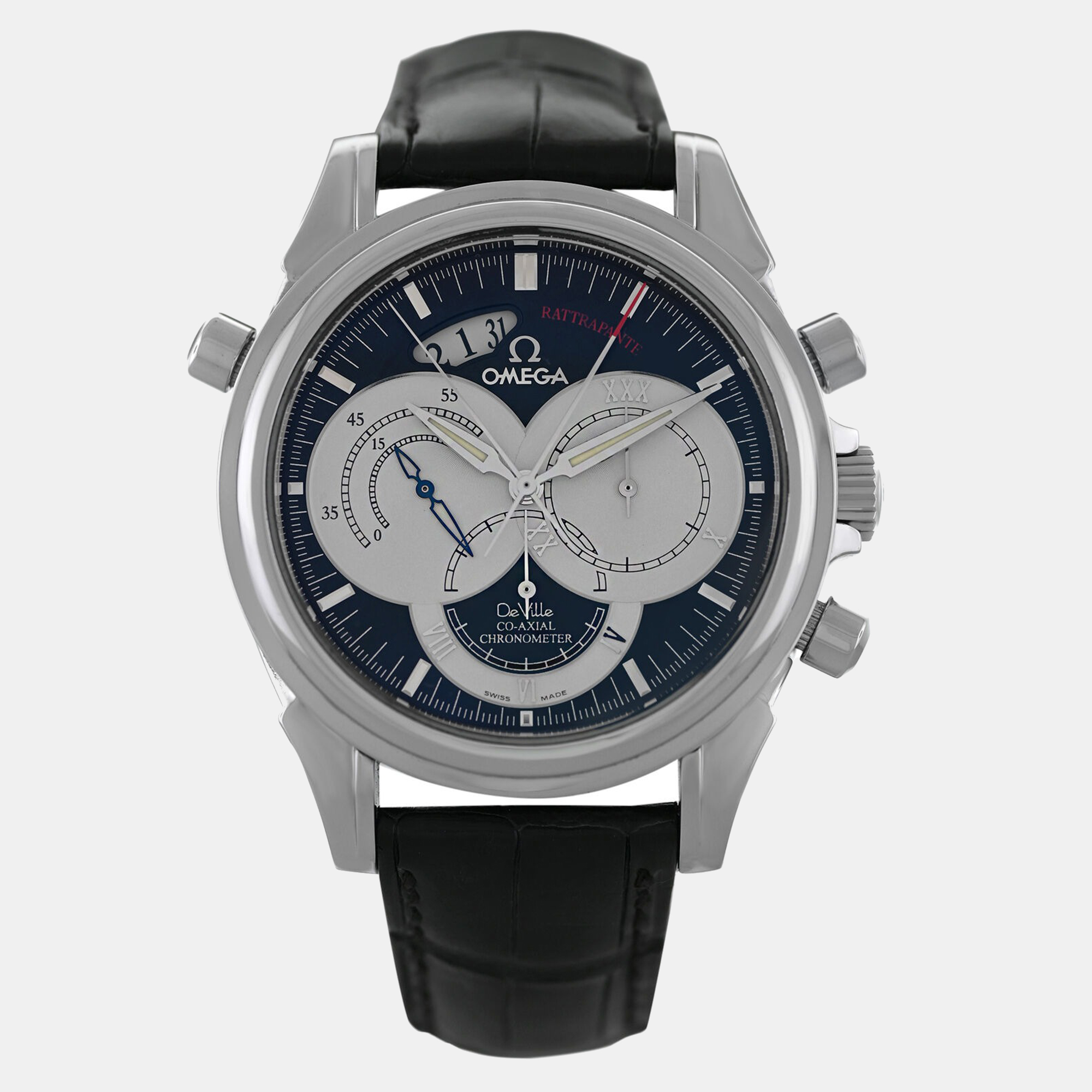 Omega Black Stainless Steel De Ville 4847.50.31 Automatic Men's Wristwatch 41 mm
Omega Black Stainless Steel De Ville 4847.50.31 Automatic Men's Wristwatch 41 mm