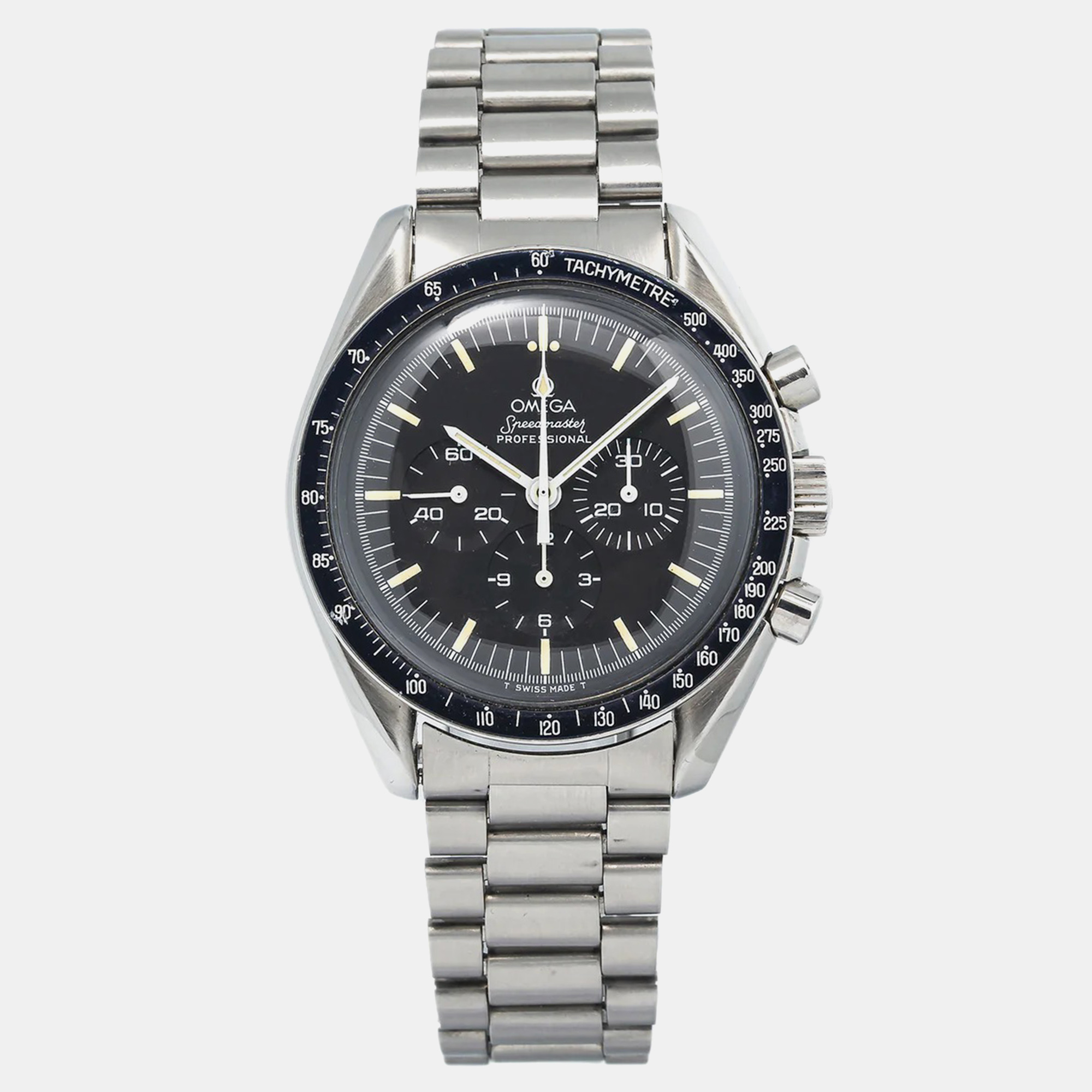 Omega Black Stainless Steel Speedmaster Professional Moonwatch ST145.022 Manual Winding Men's Wristwatch
Omega Black Stainless Steel Speedmaster Professional Moonwatch ST145.022 Manual Winding Men's Wristwatch