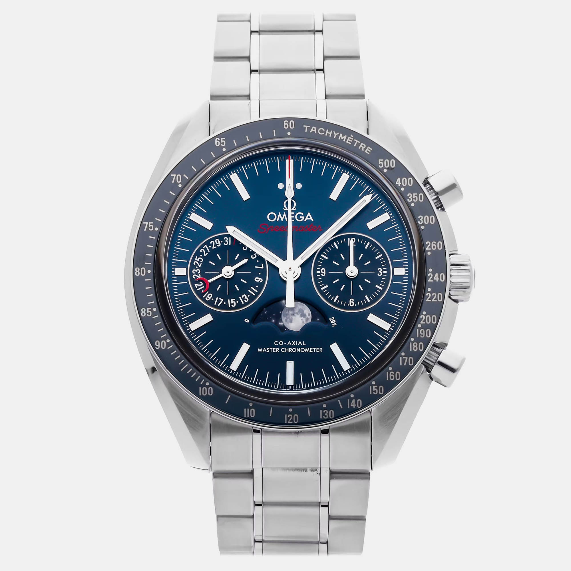Pre-Owned Omega Speedmaster Moonwatch Chronograph 304.33.44.52.03.001, Blue
Pre-Owned Omega Speedmaster Moonwatch Chronograph 304.33.44.52.03.001, Blue