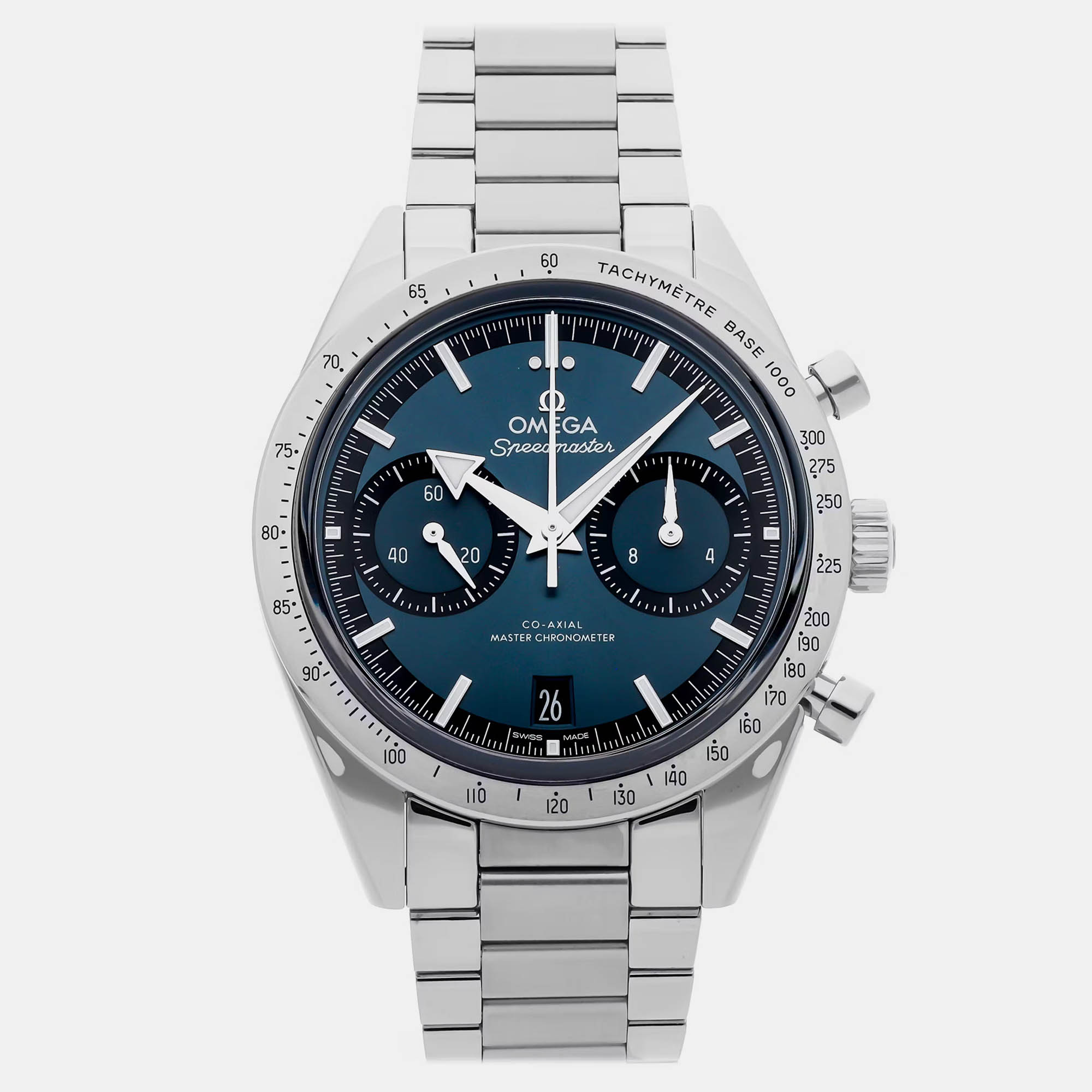 Pre-Owned Omega Speedmaster '57 Chronograph 332.10.41.51.03.001, Blue
Pre-Owned Omega Speedmaster '57 Chronograph 332.10.41.51.03.001, Blue