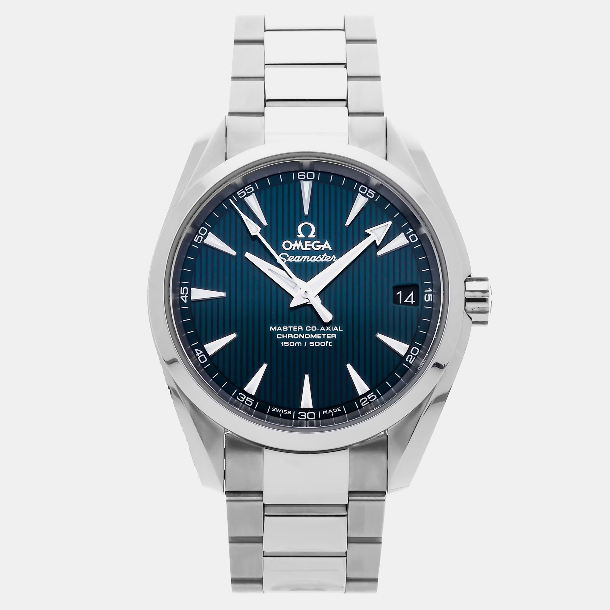 Pre-Owned Omega Seamaster Aqua Terra 150M 231.13.39.21.03.001 38 mm, Blue
Pre-Owned Omega Seamaster Aqua Terra 150M 231.13.39.21.03.001 38 mm, Blue