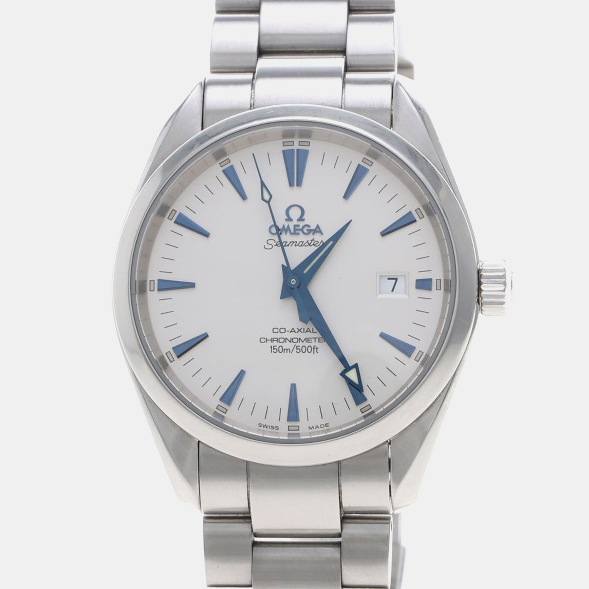 Omega Seamaster Aqua Terra Automatic Stainless Steel Men's Wristwatch, White
Omega Seamaster Aqua Terra Automatic Stainless Steel Men's Wristwatch, White