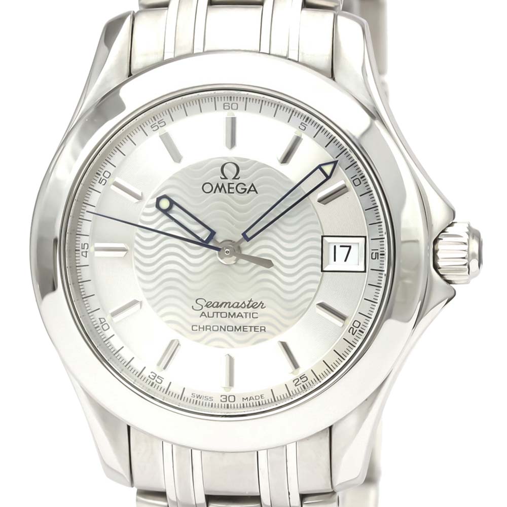 Omega Silver Stainless Steel Seamaster 120M Chronometer Automatic 2501.31 Men's Wristwatch 36 MM