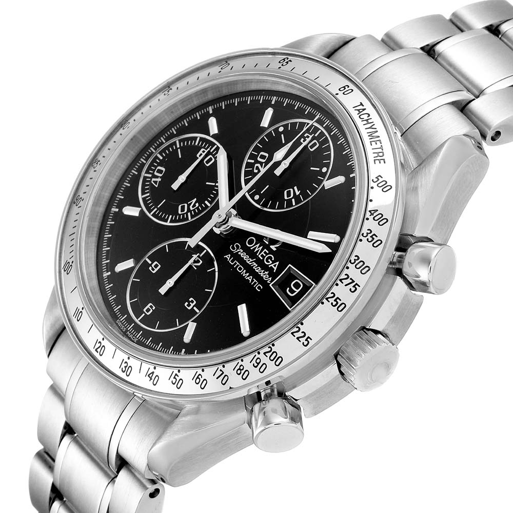 Omega Black Stainless Steel Speedmaster Date 3513.50.00 Men's Wristwatch 39 MM
Omega Black Stainless Steel Speedmaster Date 3513.50.00 Men's Wristwatch 39 MM