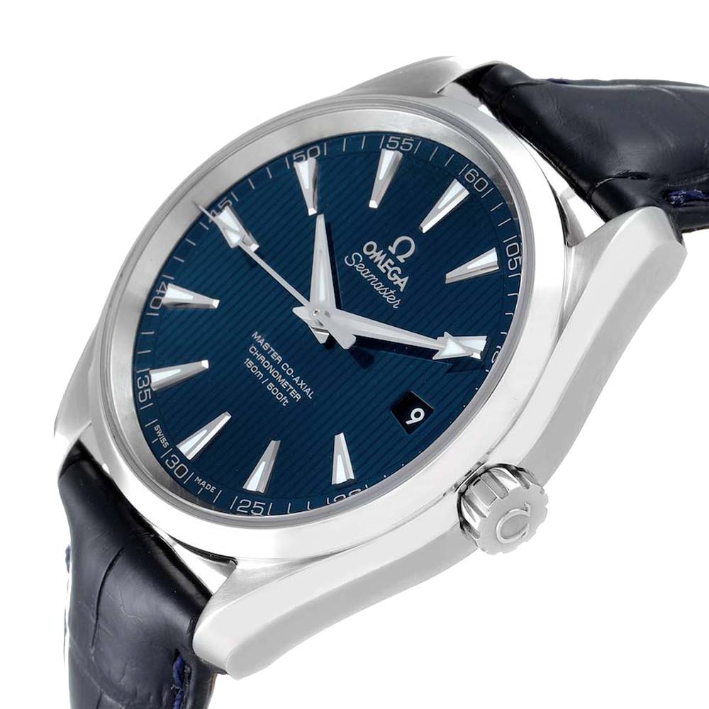 Omega Blue Stainless Steel Seamaster Aqua Terra 231.13.42.21.03.001 Men's Wristwatch 41.5 MM
Omega Blue Stainless Steel Seamaster Aqua Terra 231.13.42.21.03.001 Men's Wristwatch 41.5 MM