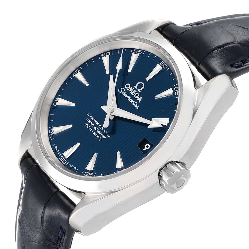 Omega Blue Stainless Steel Seamaster Aqua Terra 231.13.39.21.03.001 Men's Wristwatch 38.5 MM
Omega Blue Stainless Steel Seamaster Aqua Terra 231.13.39.21.03.001 Men's Wristwatch 38.5 MM