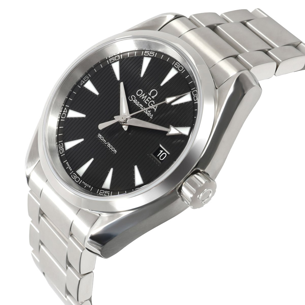 Omega Black Stainless Steel Seamaster Aqua Terra 231.10.39.60.06.001 Men's Wristwatch 38.5 MM
Omega Black Stainless Steel Seamaster Aqua Terra 231.10.39.60.06.001 Men's Wristwatch 38.5 MM