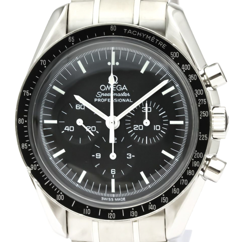 Omega Black Stainless Steel Speedmaster Professional 3570.50 Men's Wristwatch 42 MM
Omega Black Stainless Steel Speedmaster Professional 3570.50 Men's Wristwatch 42 MM