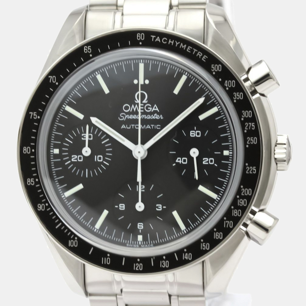 Omega Black Stainless Steel Speedmaster 3510.50.00 Men's Wristwatch 39 MM
Omega Black Stainless Steel Speedmaster 3510.50.00 Men's Wristwatch 39 MM