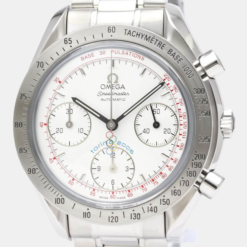Omega Silver Stainless Steel Speedmaster 3538.30 Automatic Men's Wristwatch 39 mm
Omega Silver Stainless Steel Speedmaster 3538.30 Automatic Men's Wristwatch 39 mm