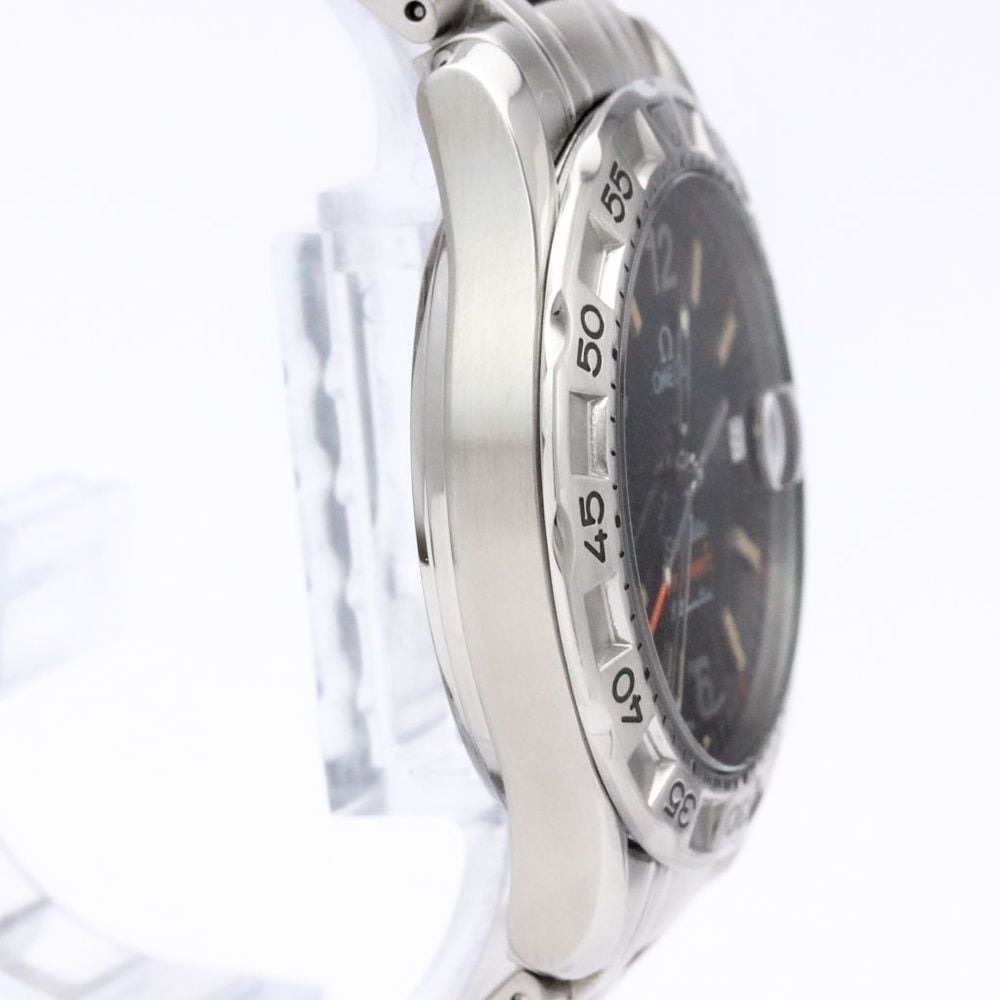 Omega Black Stainless Steel Seamaster 2514.50 Quartz Men's Wristwatch 36 Mm