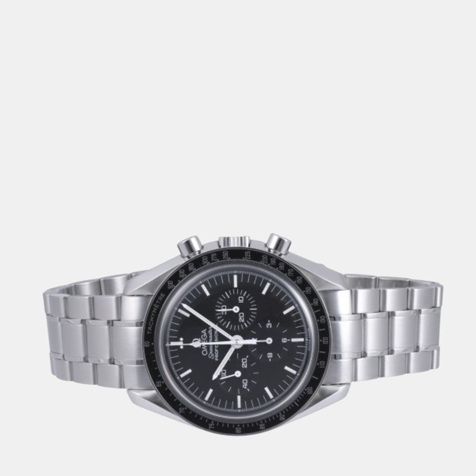 Omega Black Stainless Steel Speedmaster Professional 3570.50 Automatic Men's Wristwatch 42 mm
Omega Black Stainless Steel Speedmaster Professional 3570.50 Automatic Men's Wristwatch 42 mm