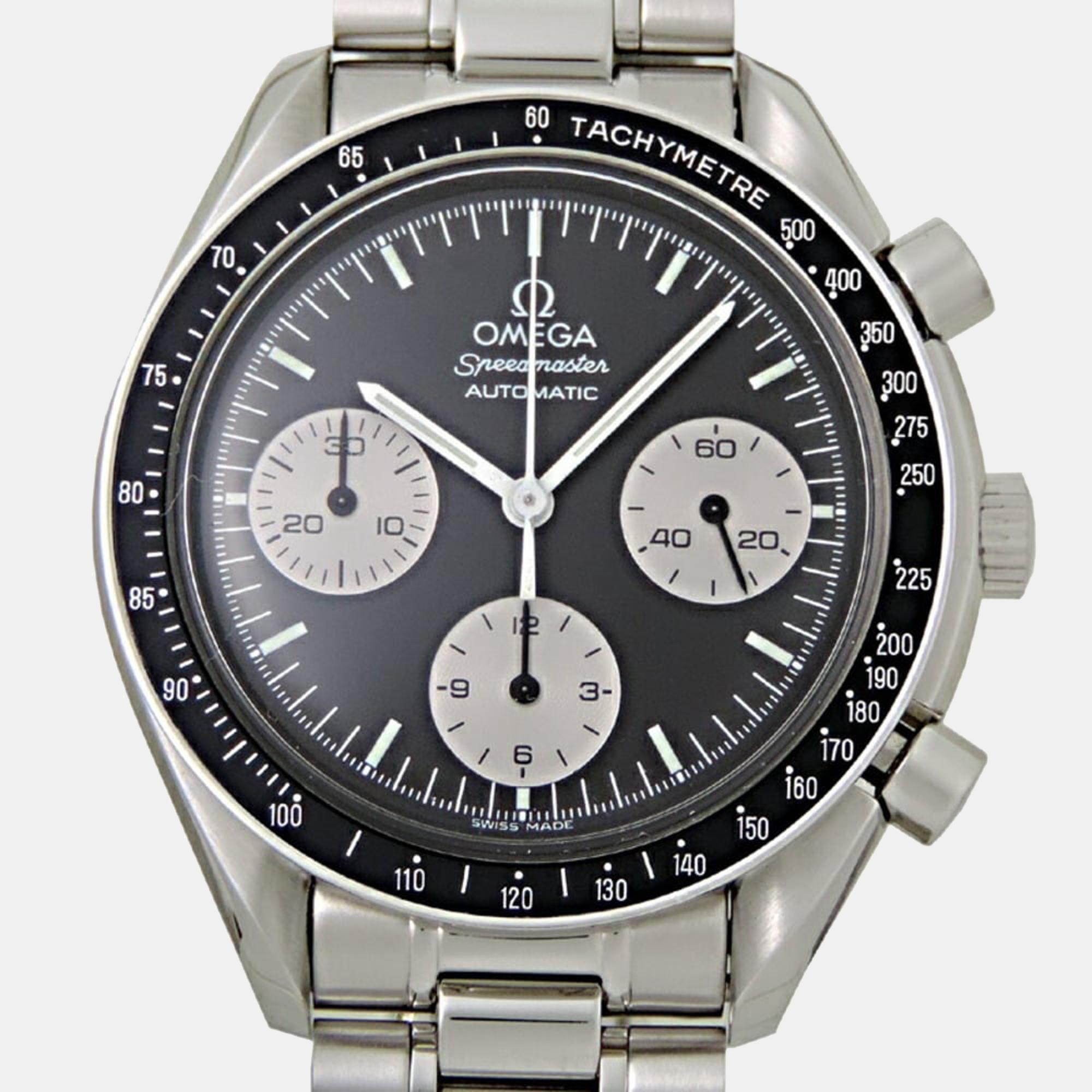 Omega Black Stainless Steel Speedmaster Limited Edition 3510.52.00 Men's Wristwatch 38 Mm