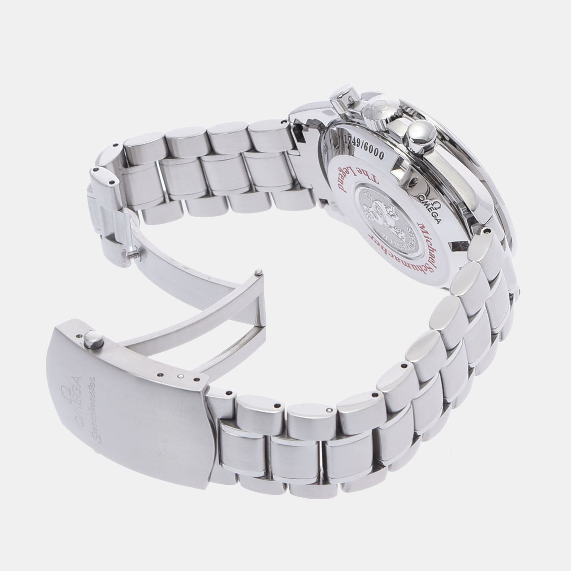 Omega White Stainless Steel Speedmaster 3559.32 Men's Wristwatch 42 Mm