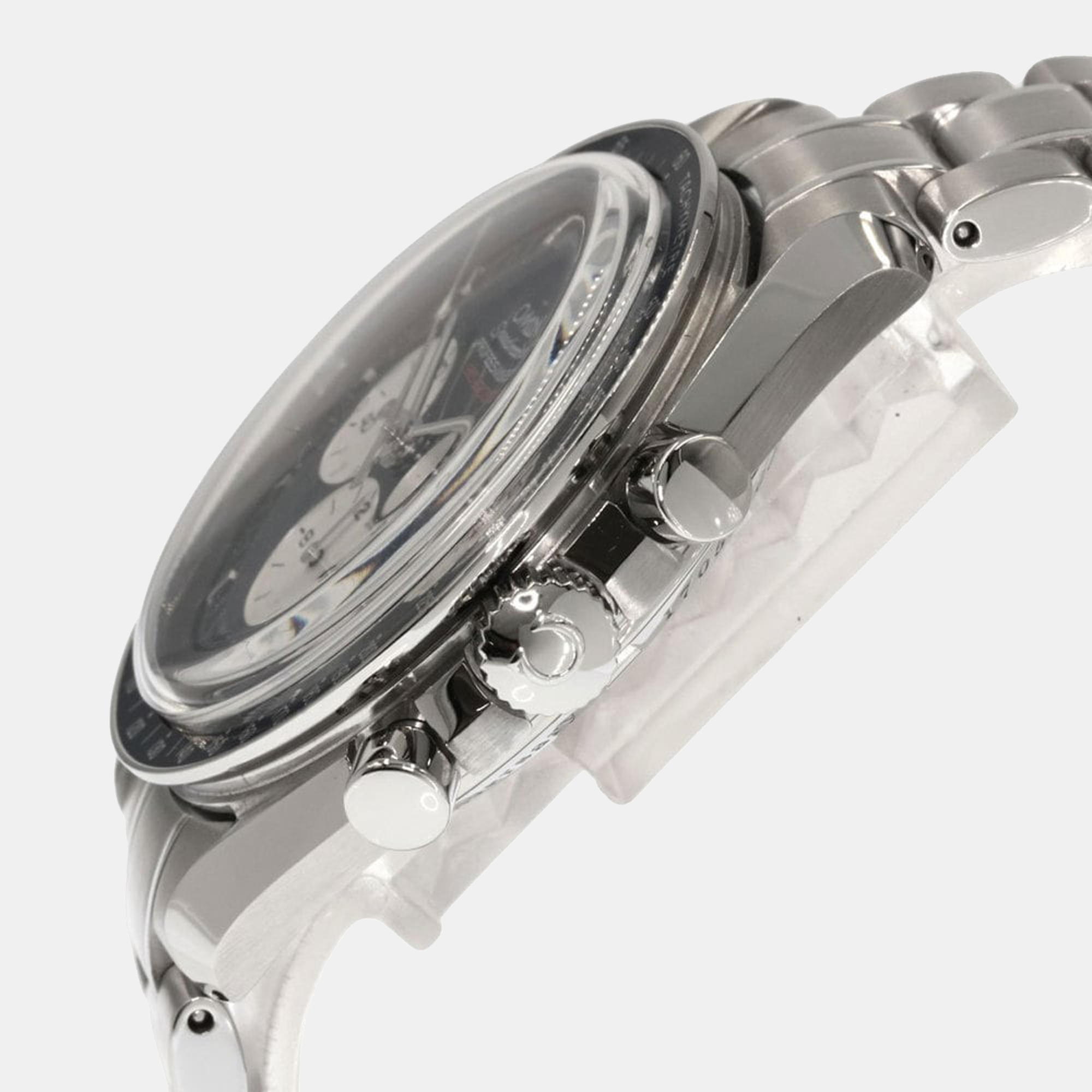 Omega Blue Stainless Steel Speedmaster 3565.8 Manual Winding Men's Wristwatch 42mm