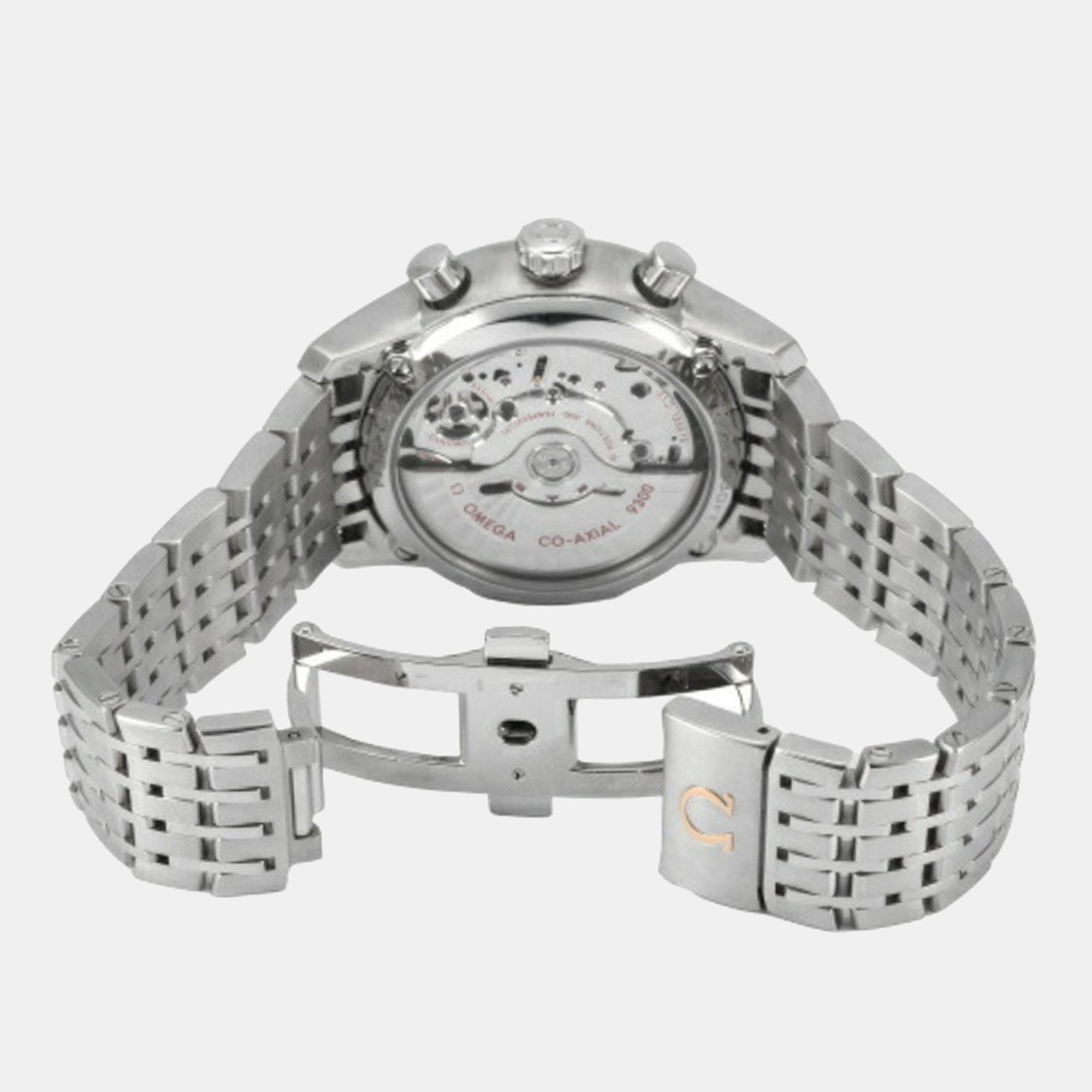 Omega Silver Stainless Steel De Ville 431.10.42.51.02.001 Automatic Men's Wristwatch 42 Mm