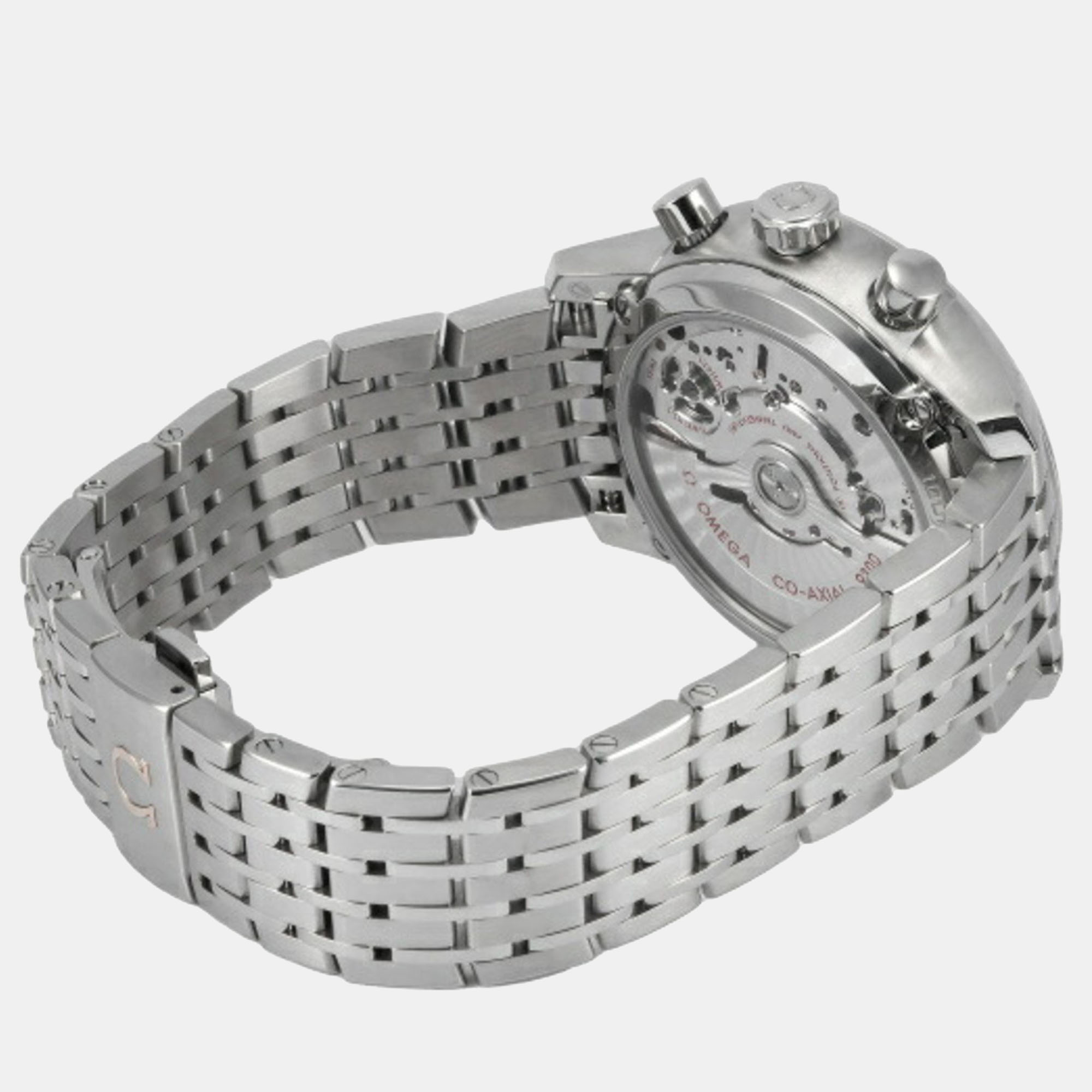 Omega Silver Stainless Steel De Ville 431.10.42.51.02.001 Automatic Men's Wristwatch 42 Mm