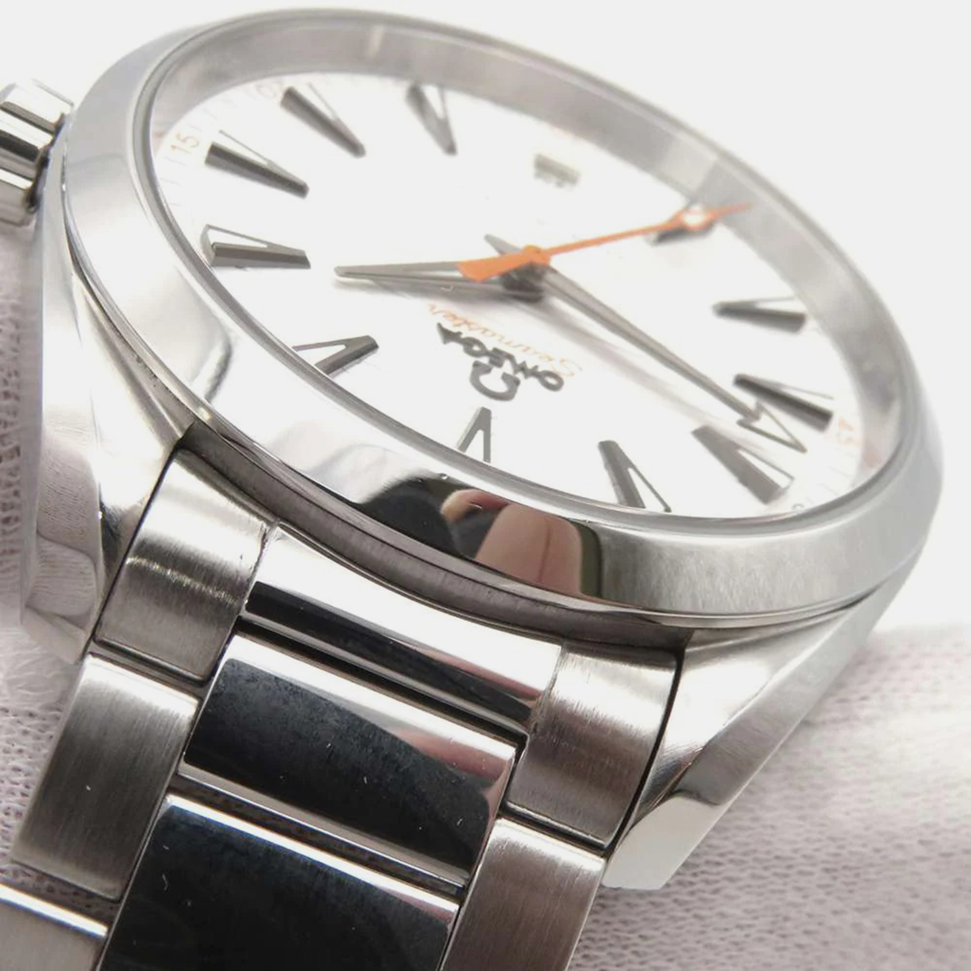 Omega Silver Stainless Steel Seamaster Aqua Terra  220.10.41.21.02.001 Automatic Men's Wristwatch 41 Mm