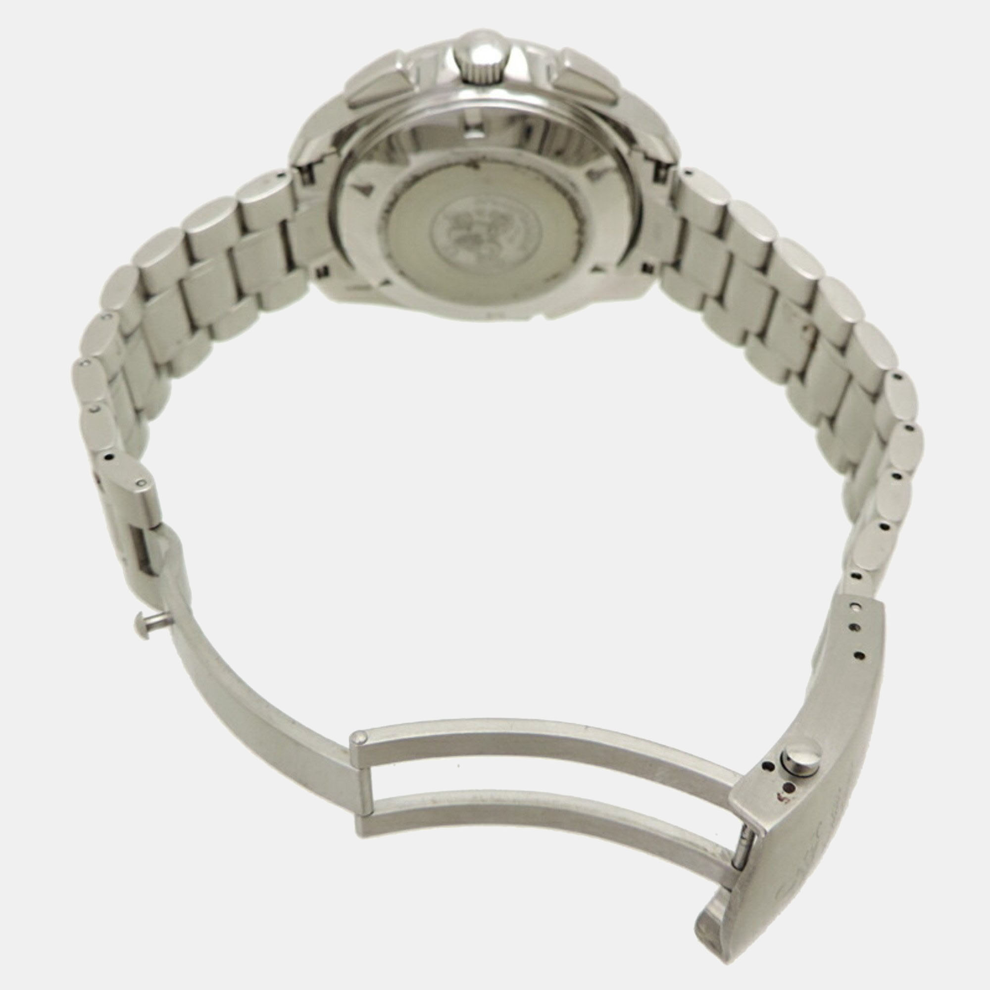 Omega Blue Stainless Steel Speedmaster 3540.80.00 Automatic Men's Wristwatch 42 Mm