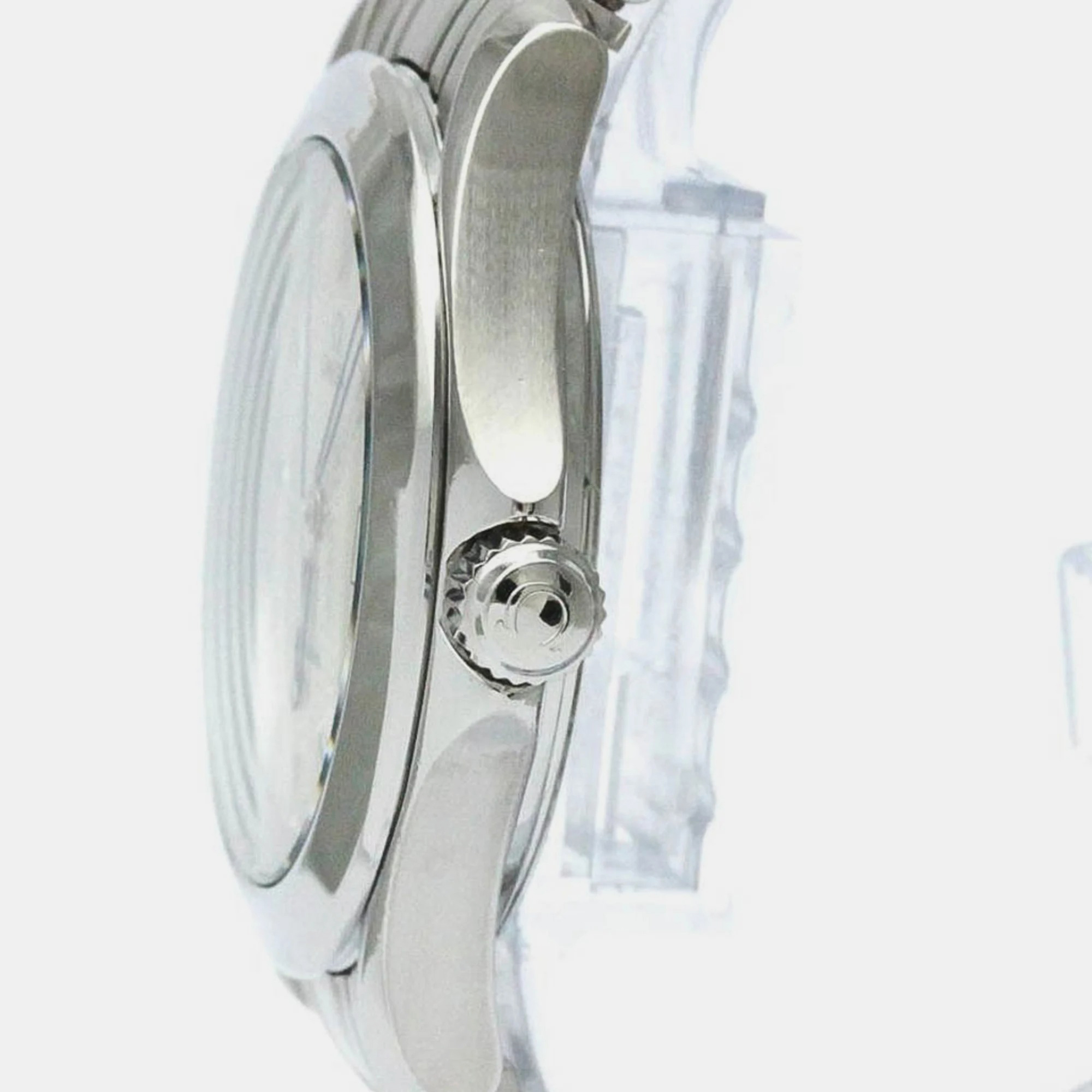Omega Silver Stainless Steel Seamaster 2511.31 Quartz Men's Wristwatch 36 Mm