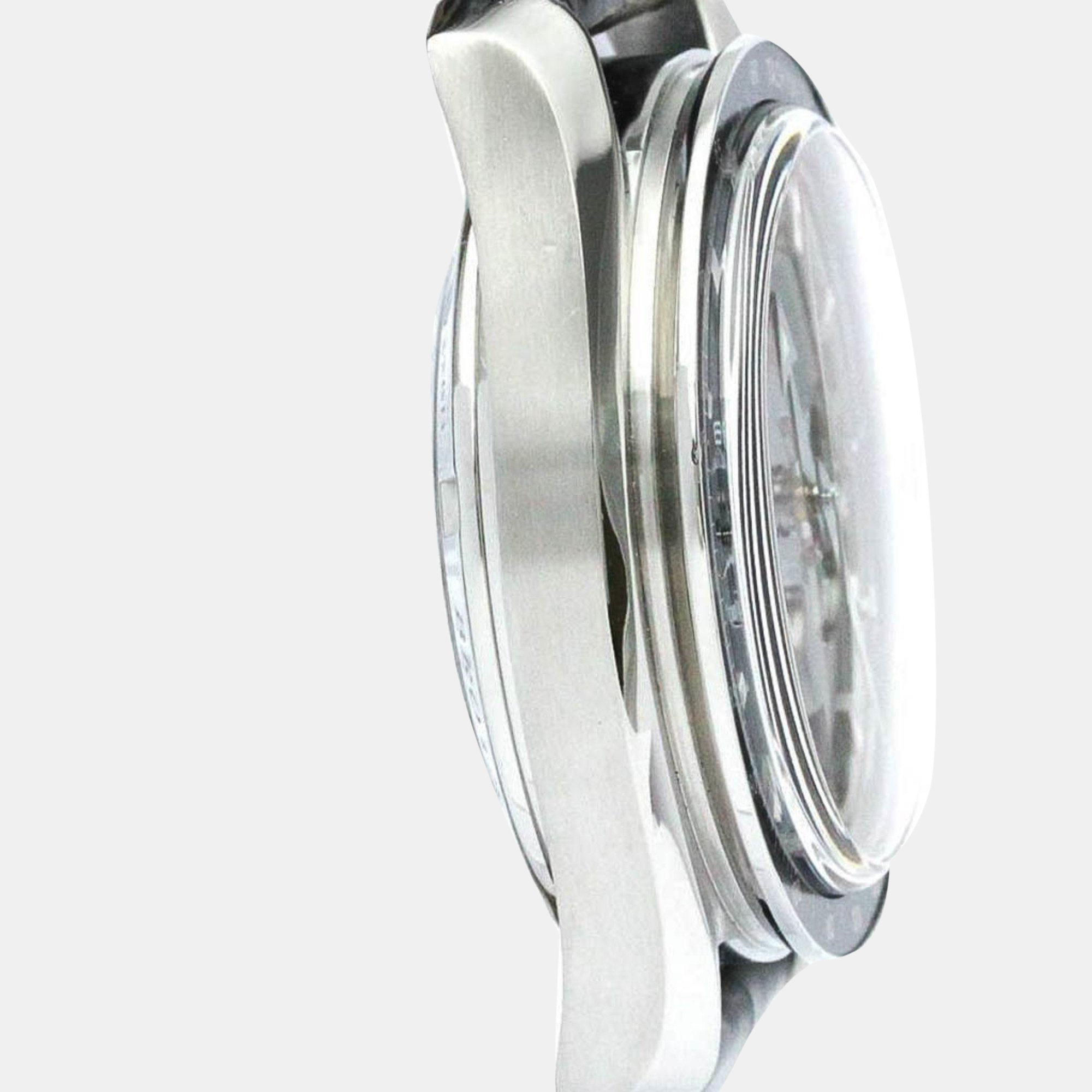 Omega Black Stainless Steel Speedmaster Broad Arrow 321.33.44.52.01.001 Automatic Men's Wristwatch 44 Mm