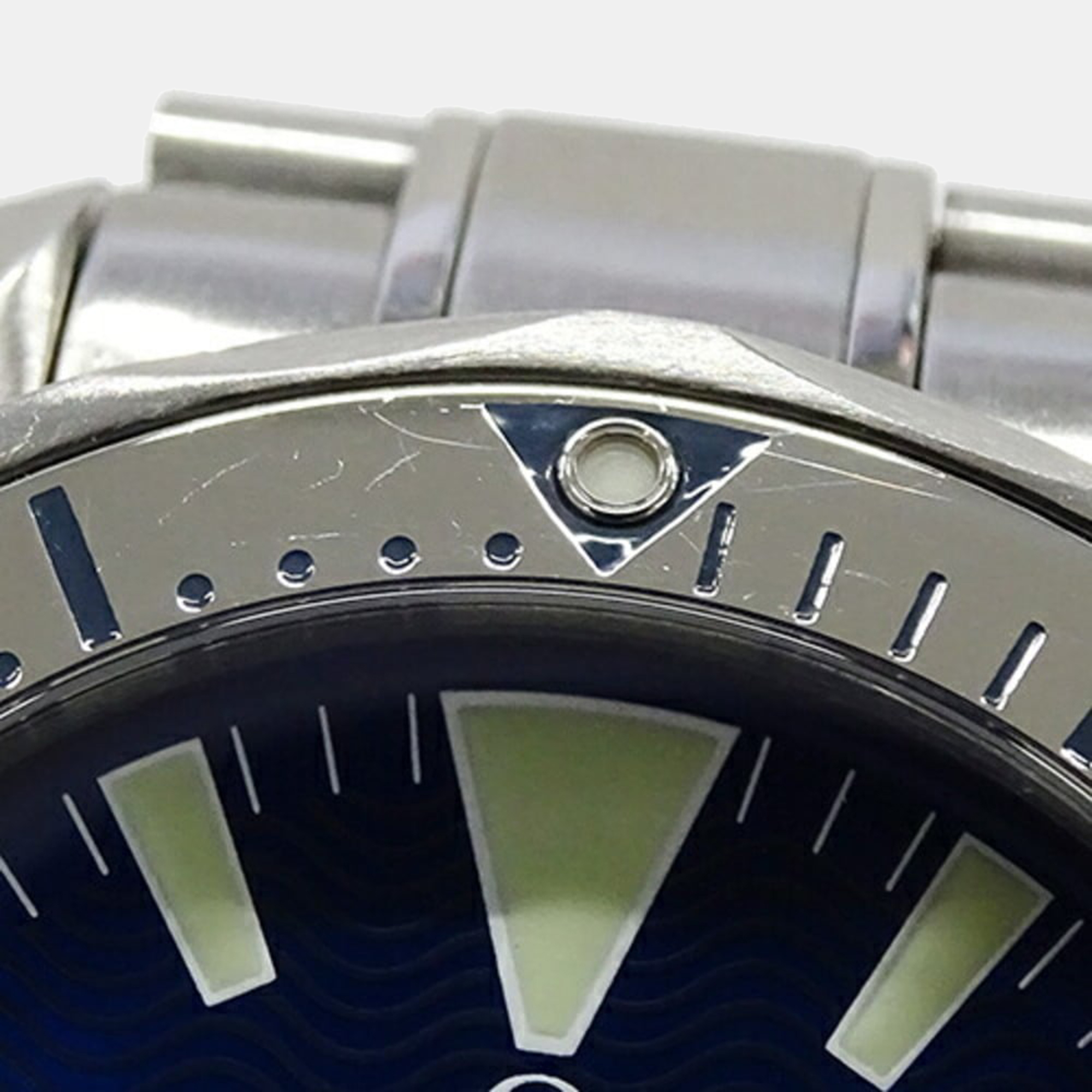 Omega Blue Stainless Steel Seamaster 2265.80 Quartz Men's Wristwatch 41 Mm