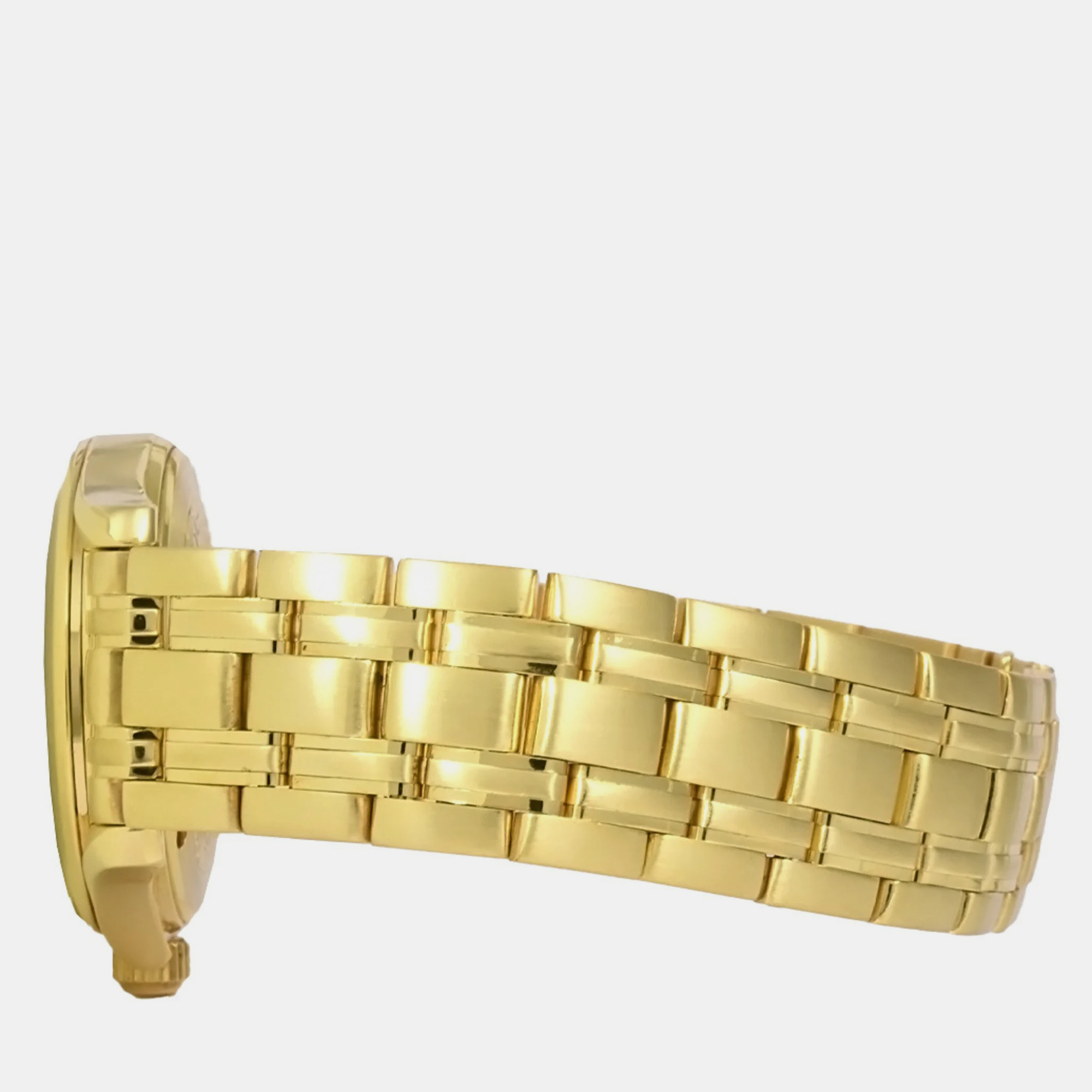 Omega Champagne Yellow Gold Seamaster 2101.11 Automatic Men's Wristwatch 36 Mm