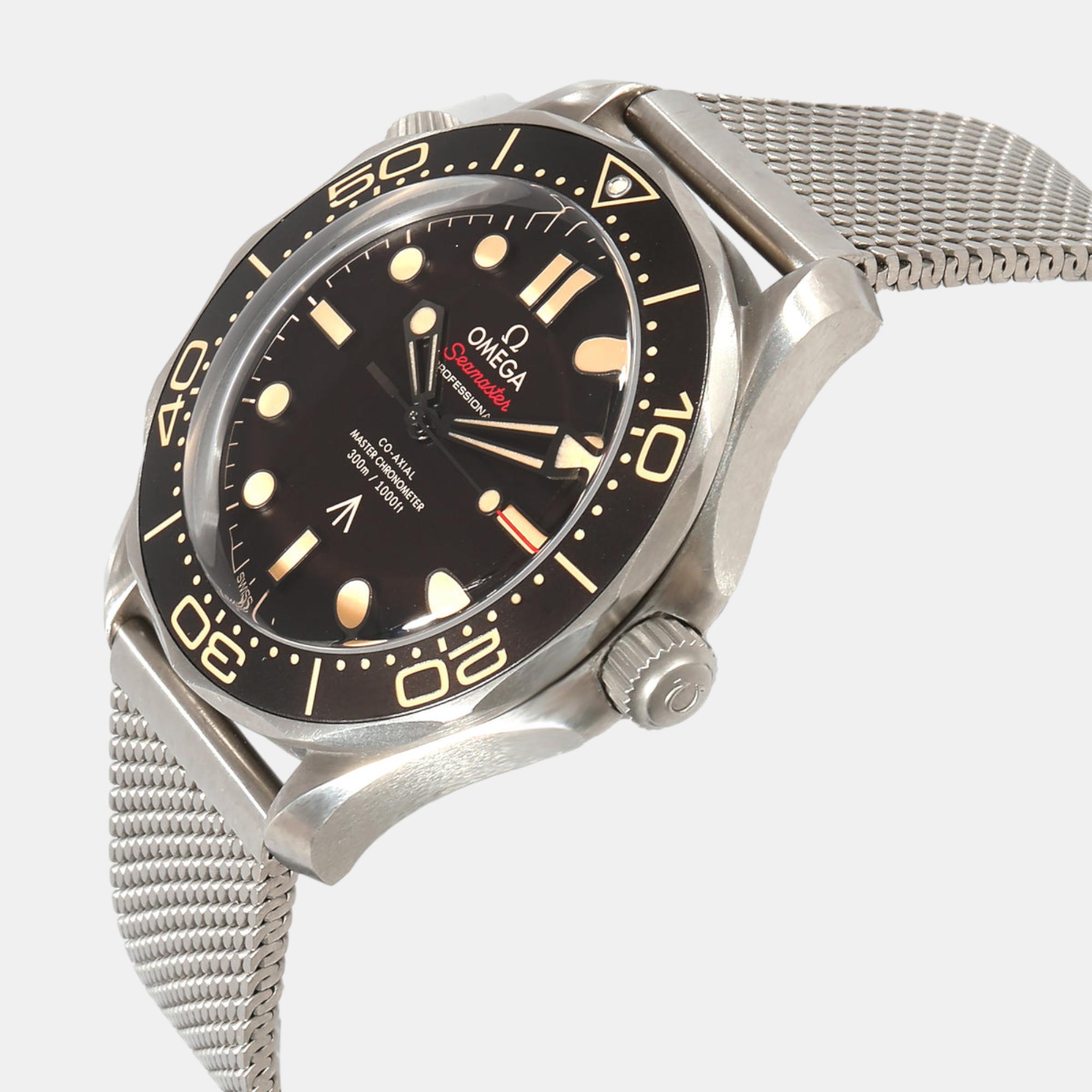 Omega Brown Titanium Seamaster 210.90.42.20.01.001 Automatic Men's Wristwatch 42 mm
Omega Brown Titanium Seamaster 210.90.42.20.01.001 Automatic Men's Wristwatch 42 mm