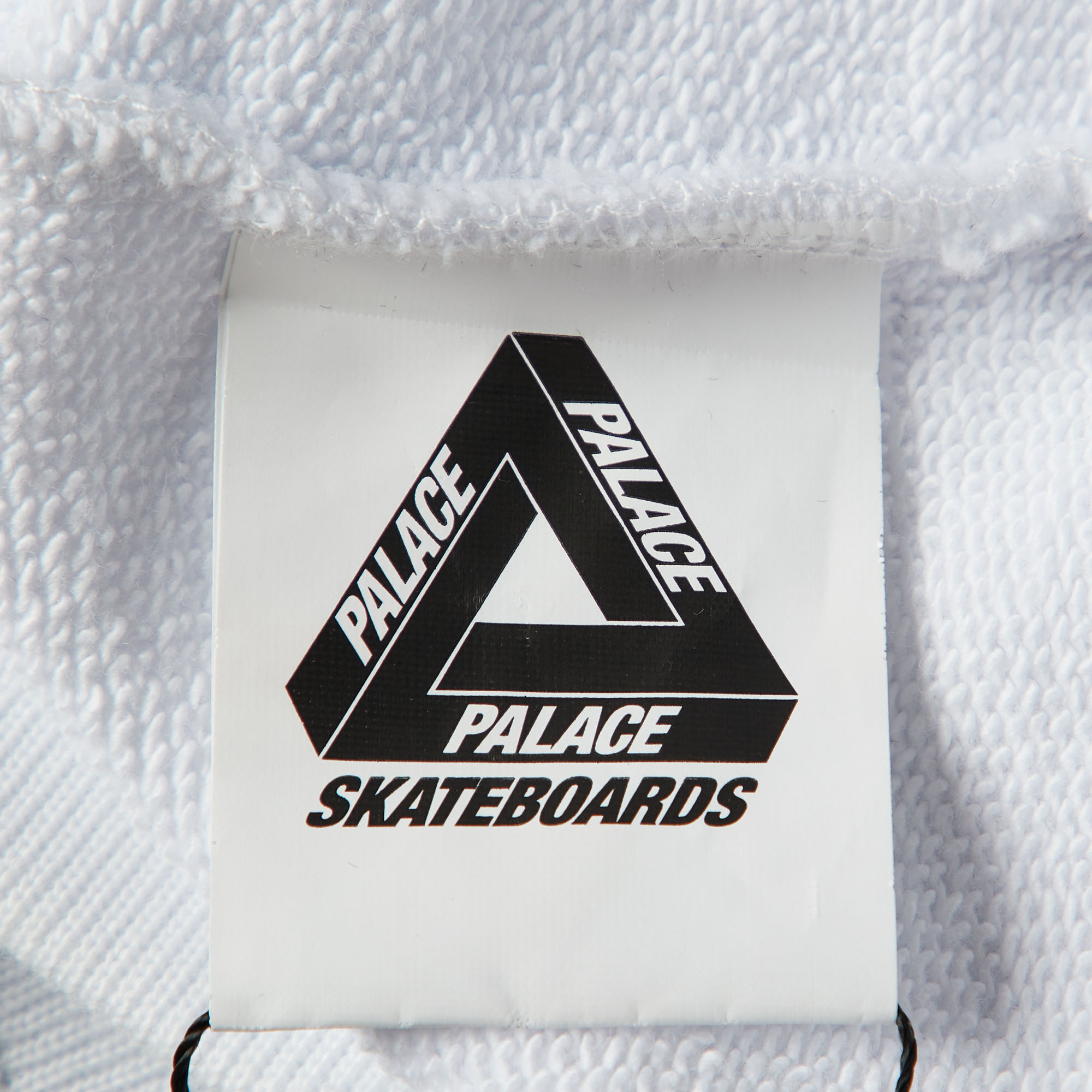 Palace White Cotton Knit Sofar Hood Sweatshirt L